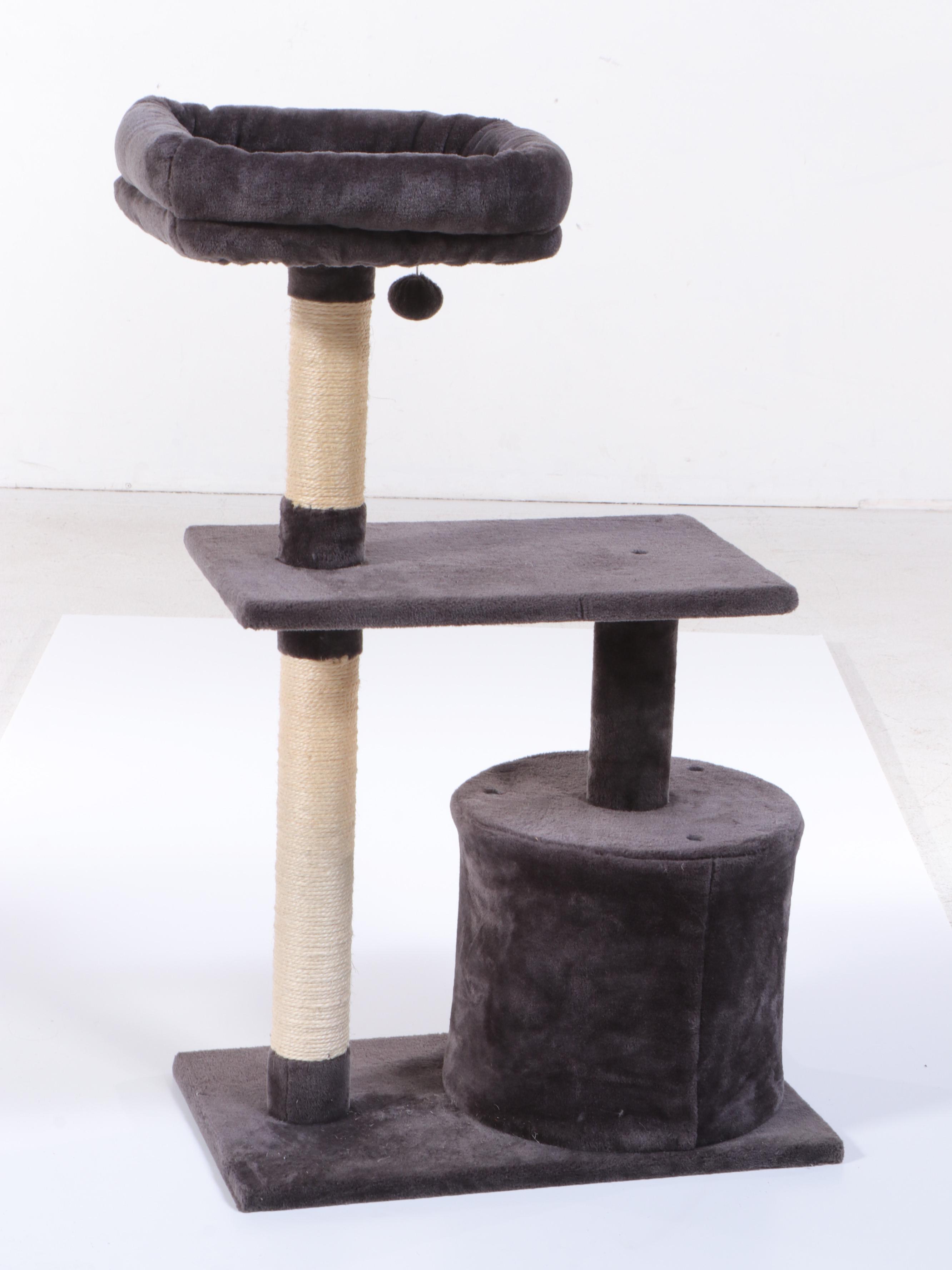 Chewy Cat Tree with Pet Carrier and Accessories