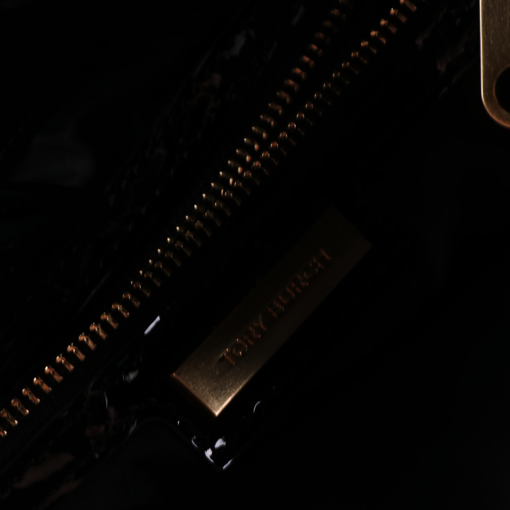 Tory Burch Ella Logo Tote in Nylon and Patent Leather