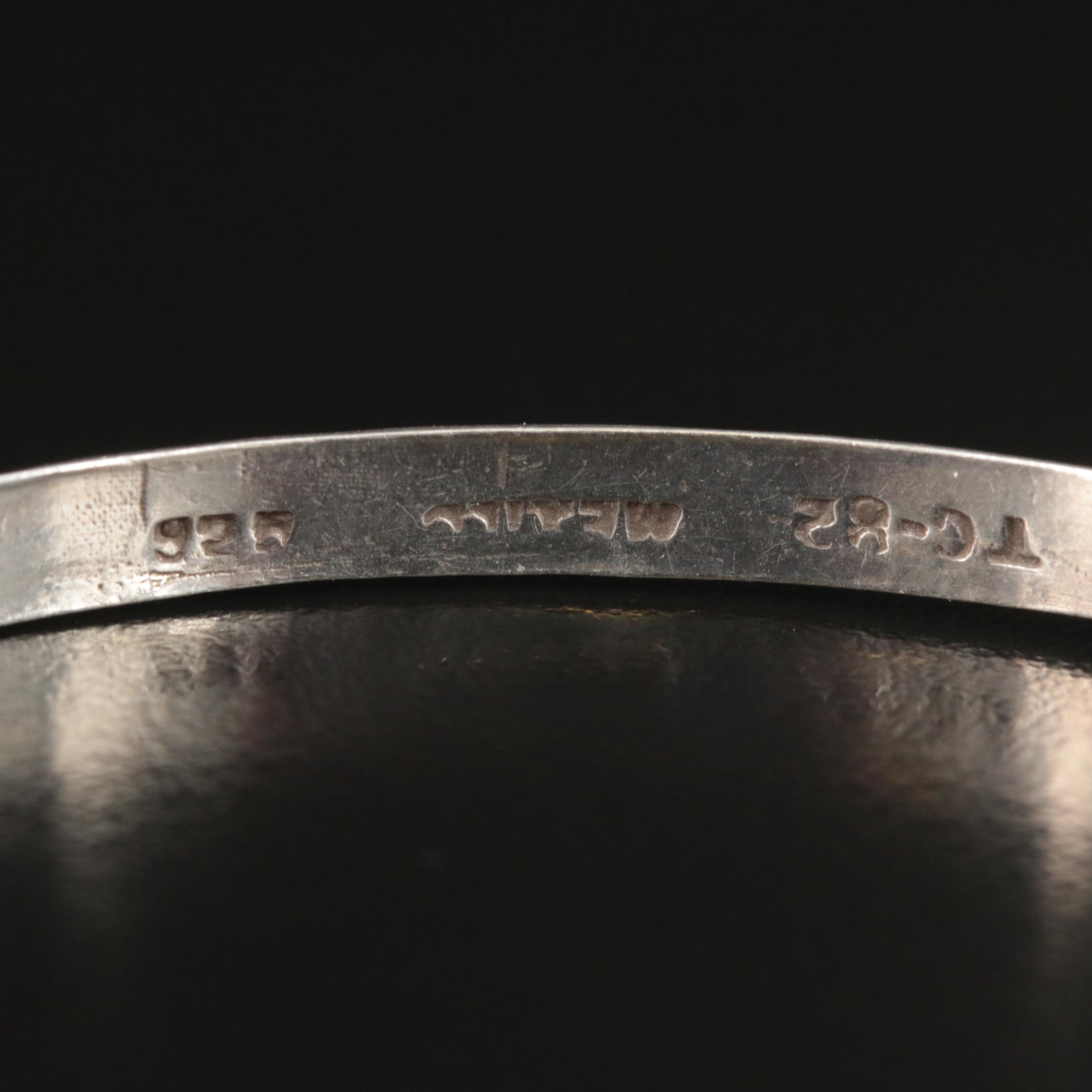 Sterling Bracelet Collection Including Mexican Sterling and Marcasite