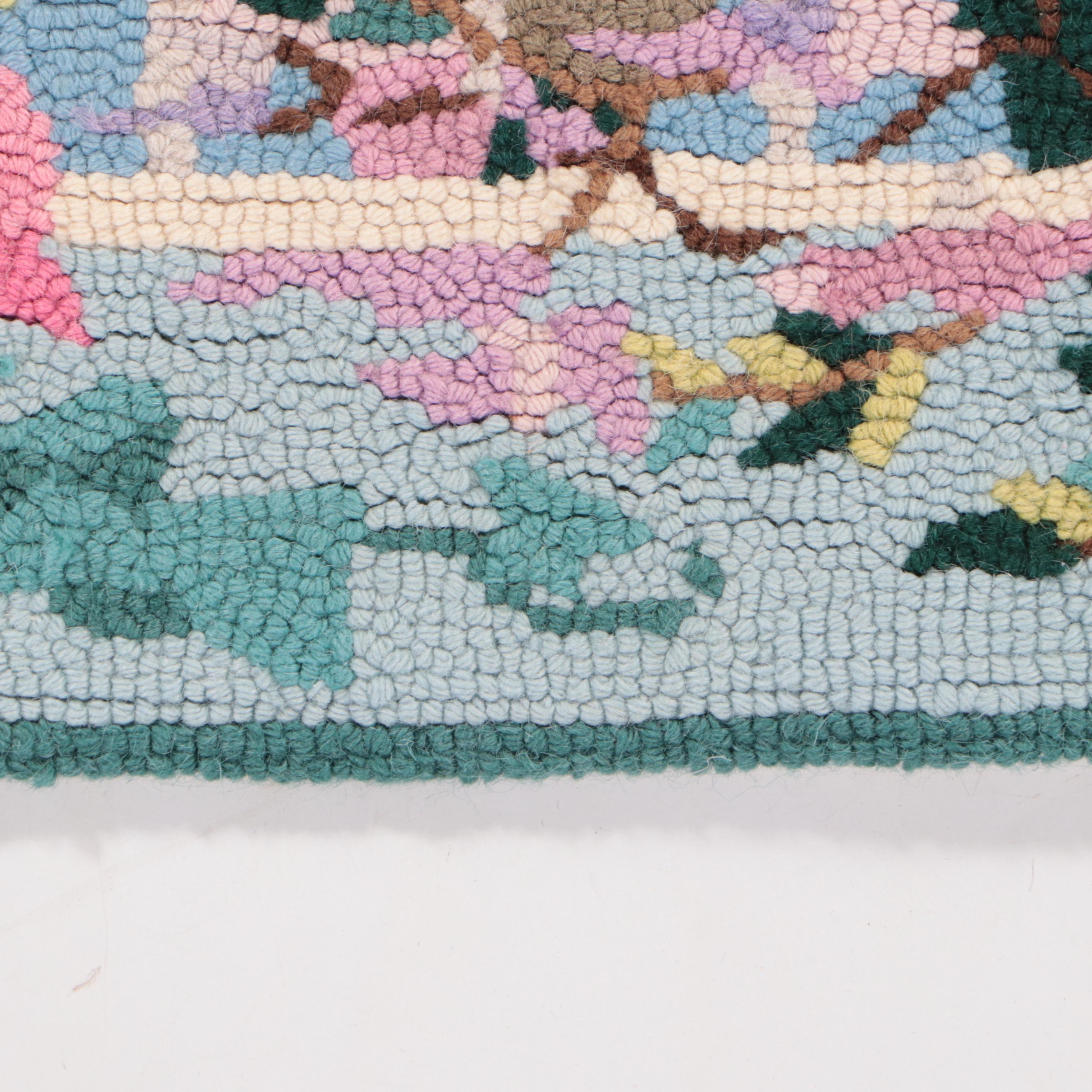 2'4 x 3'5 Hand-Hooked Claire Murray Pictorial Accent Rug