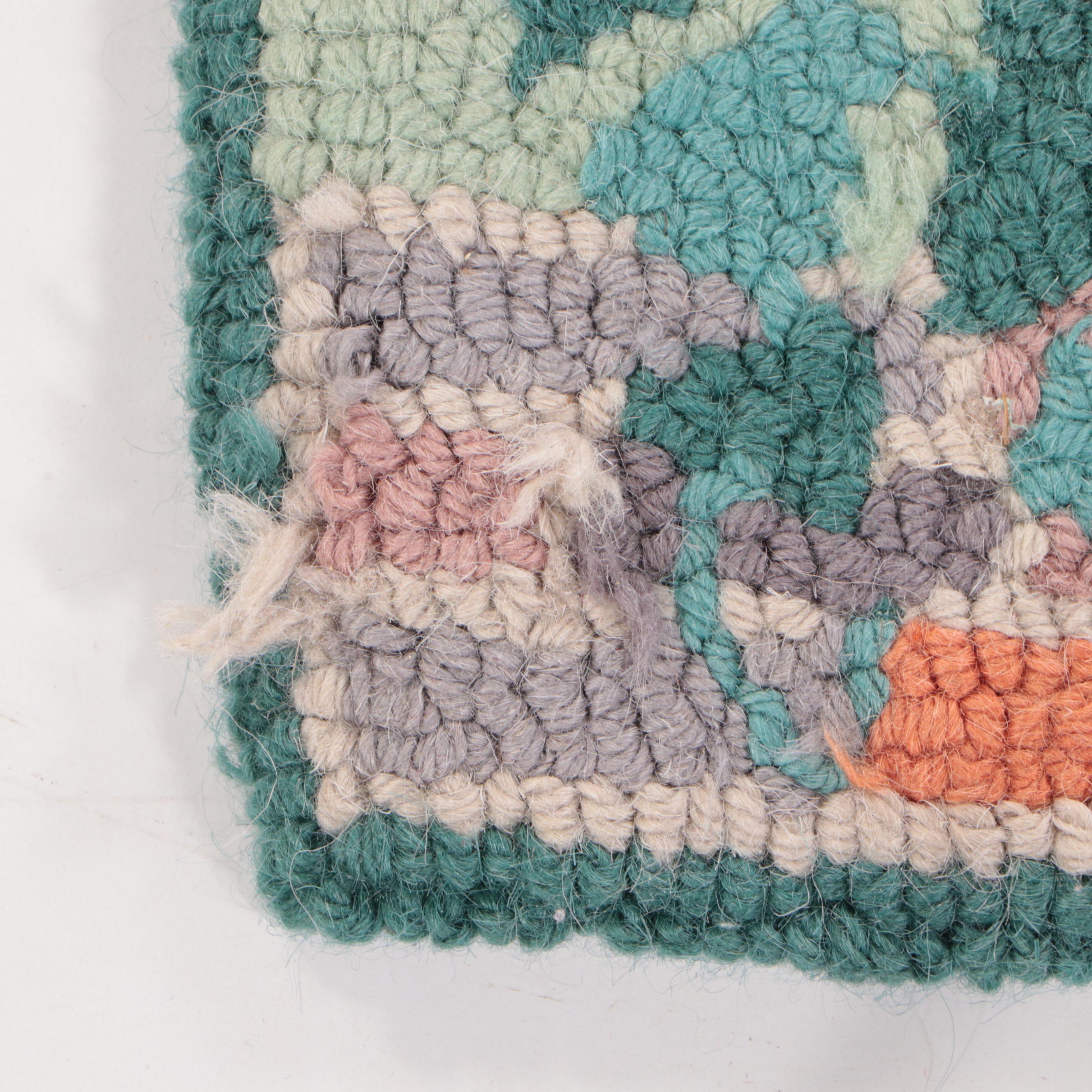 2'4 x 3'5 Hand-Hooked Claire Murray Pictorial Accent Rug