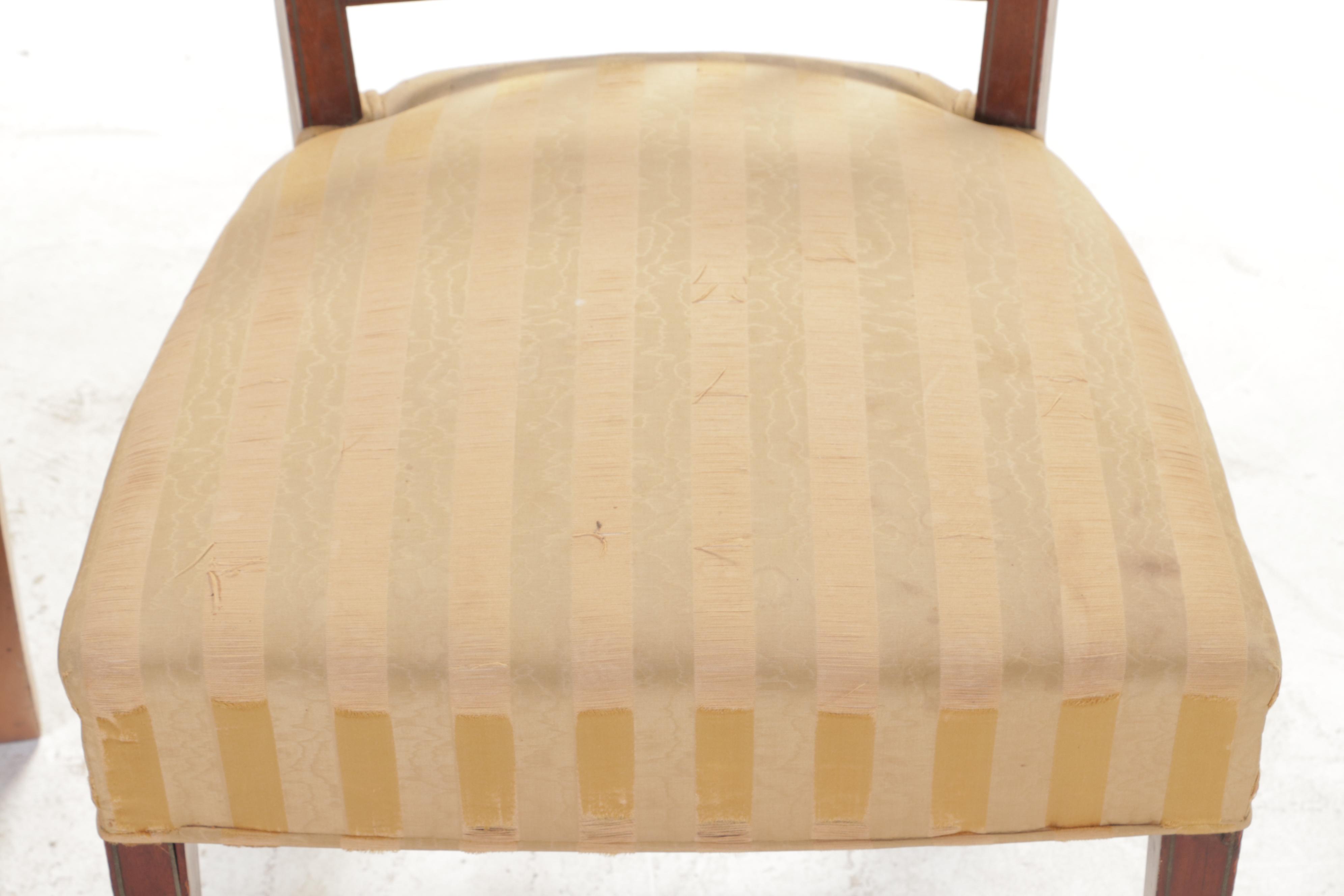 Regency and Victorian Style Wooden Dining Side Chairs