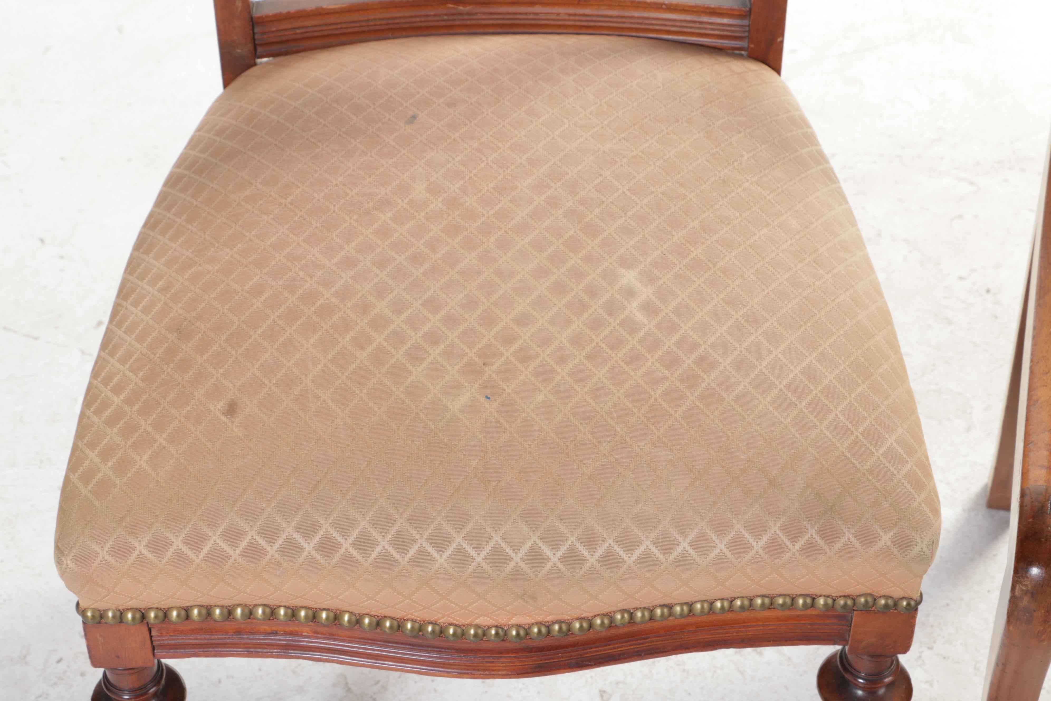 Regency and Victorian Style Wooden Dining Side Chairs