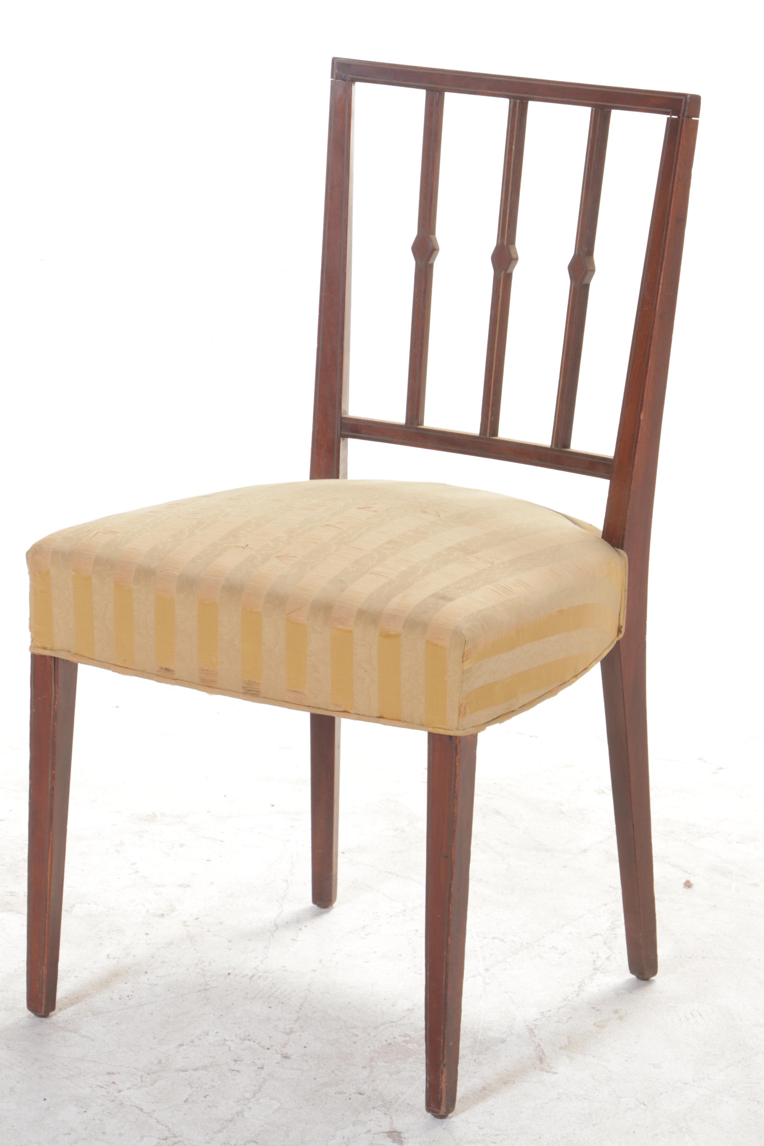 Regency and Victorian Style Wooden Dining Side Chairs