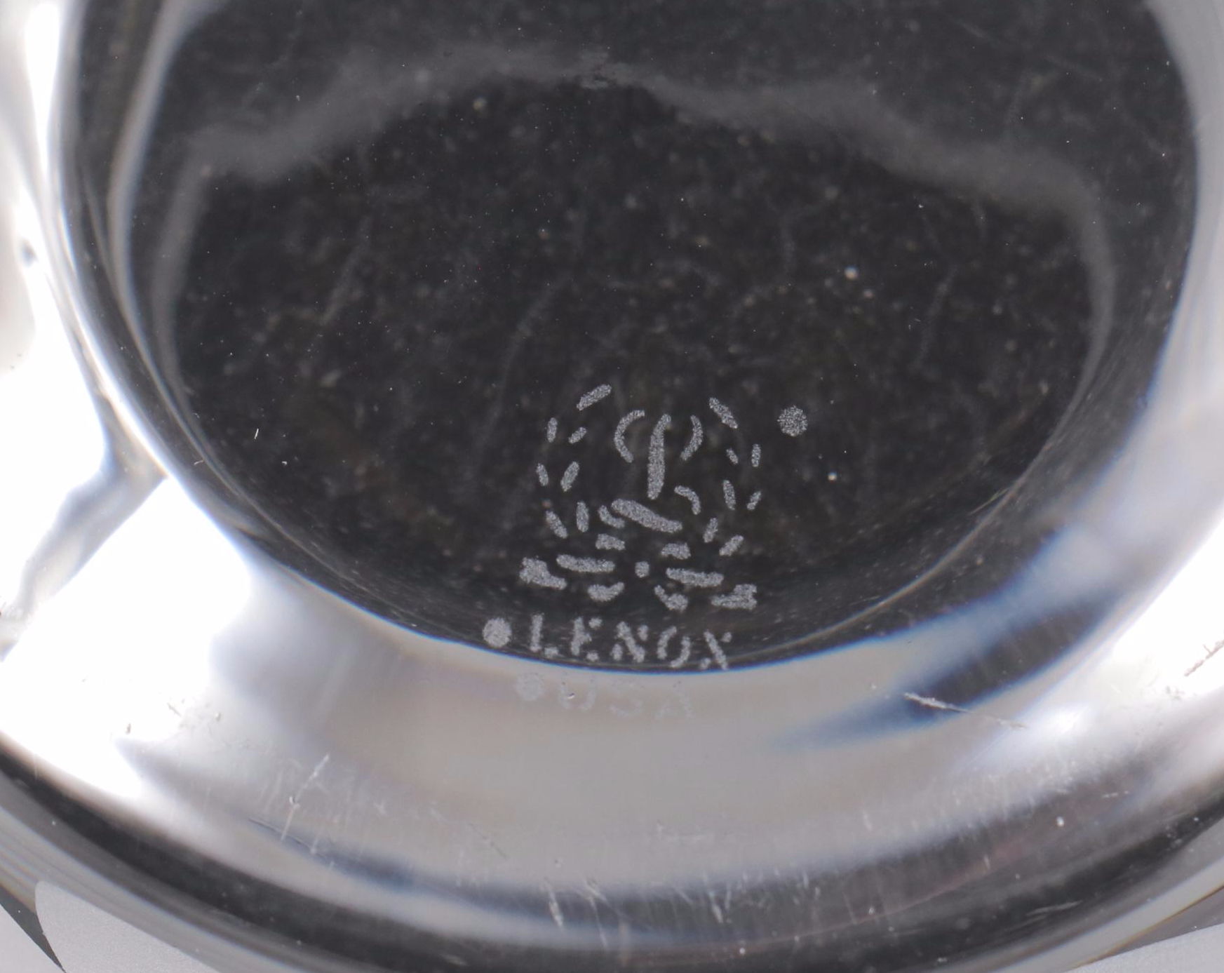 Lenox "Windswept Clear" Crystal Double Old Fashioned and Highball Glasses