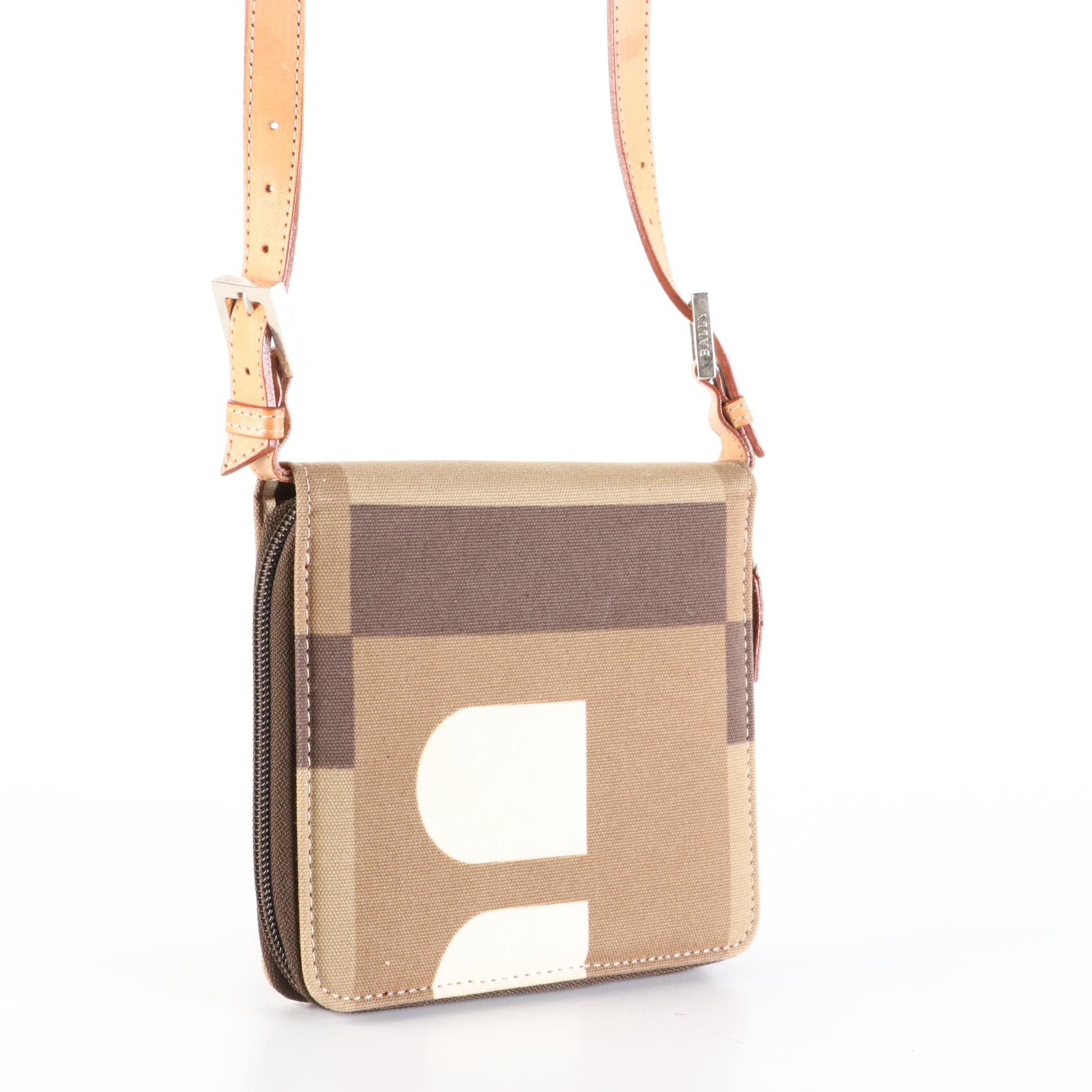 Bally Beppina Crossbody Wallet and Badgley Mischka Python Effect Leather Bag