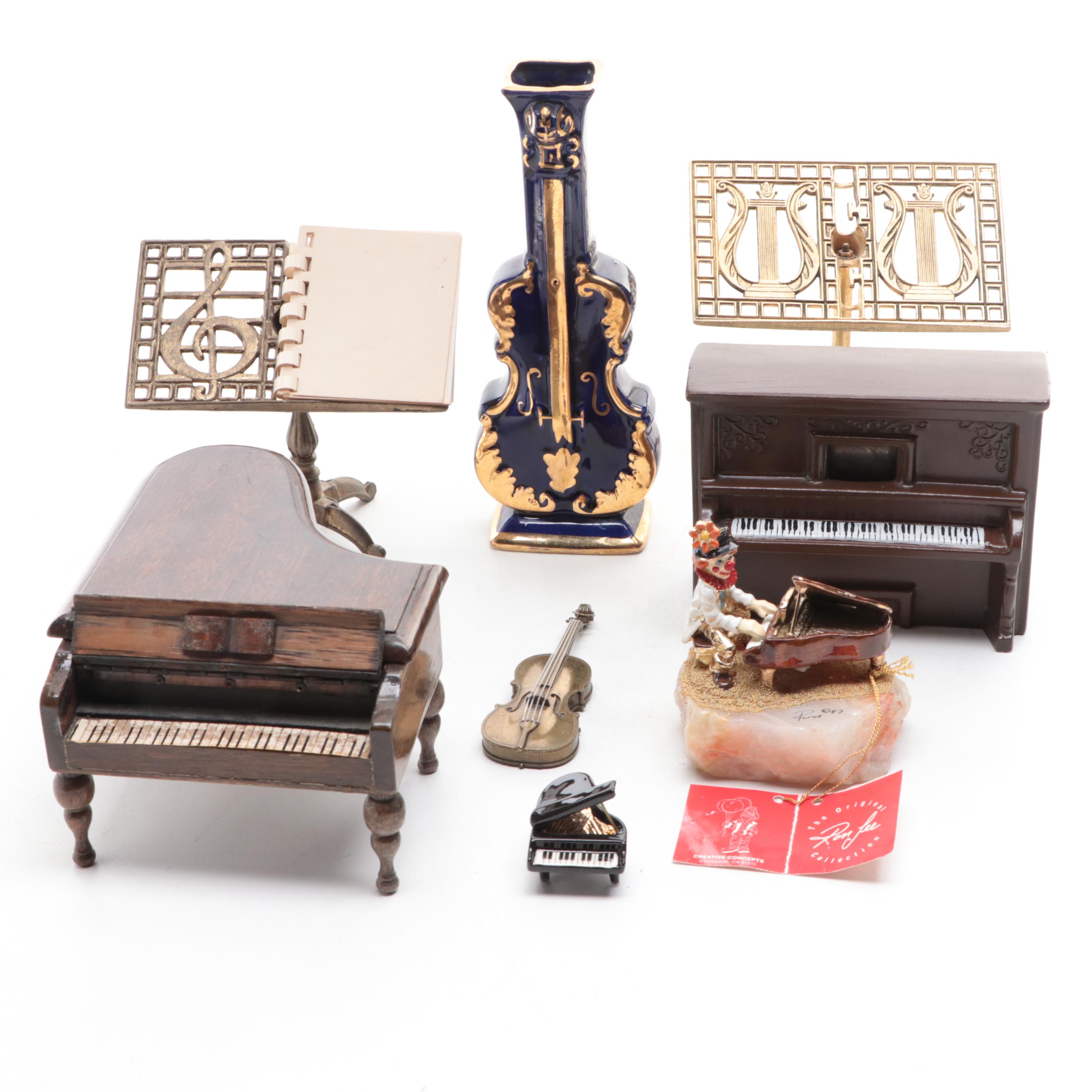 Ron Lee Clown and Music Themed Figurines, Photo Album and Music Boxes