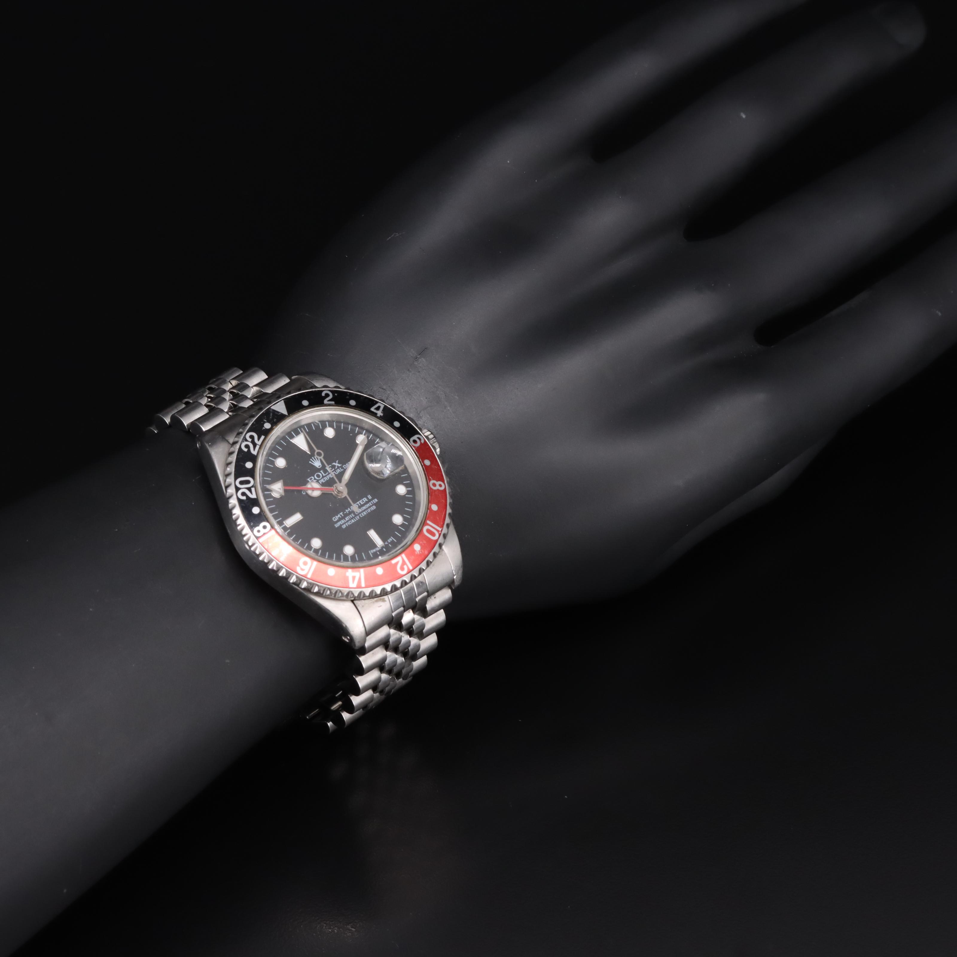 1994 Rolex GMT Master II "Coke" Bezel Watch