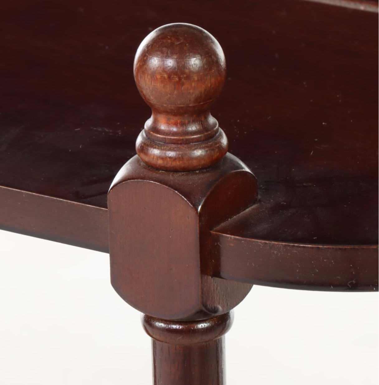 The Bombay Company Three-Tiered Wood Bookcase, Late 20th Century