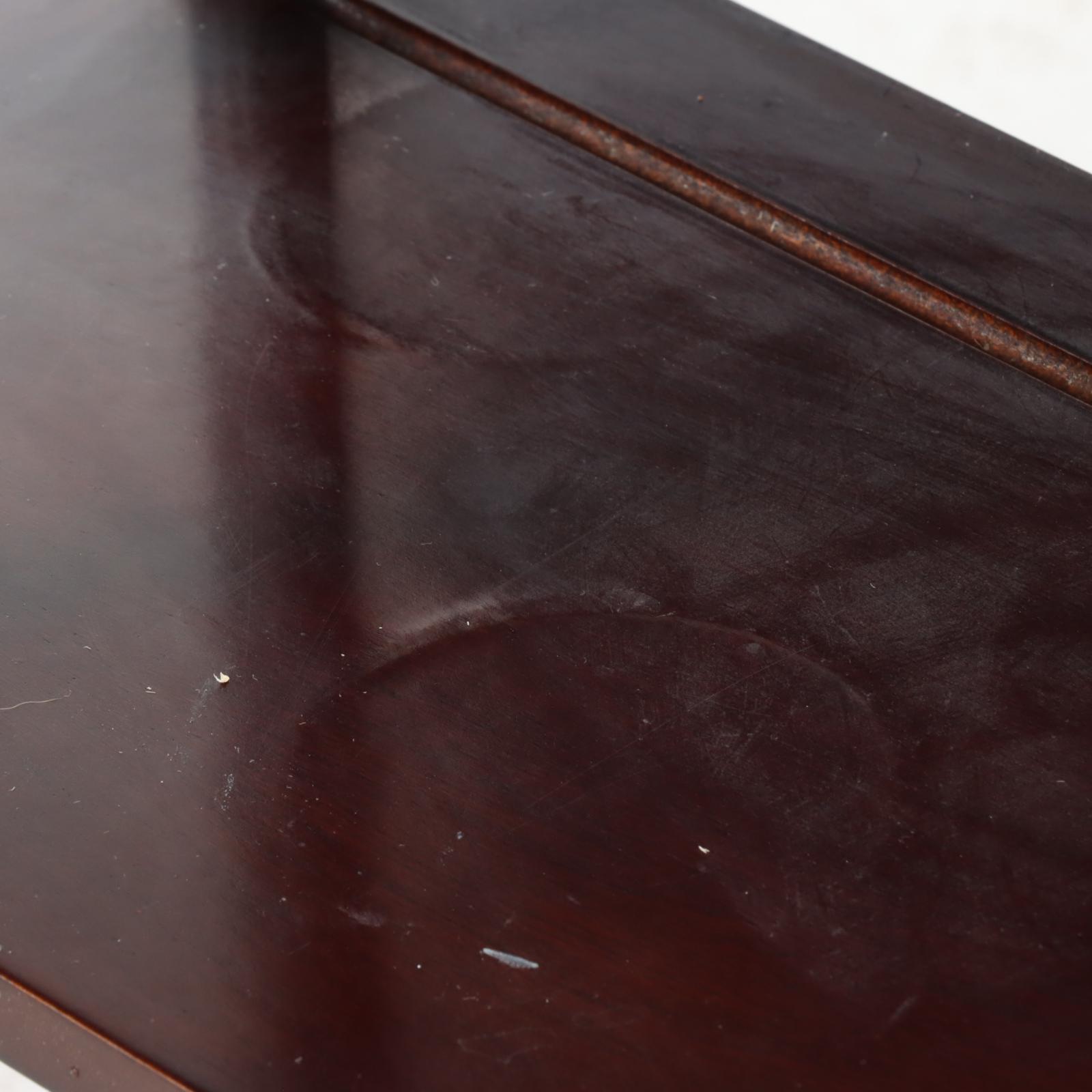 The Bombay Company Three-Tiered Wood Bookcase, Late 20th Century