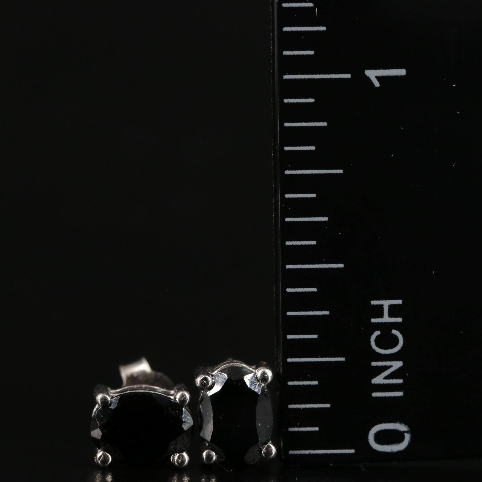 Sterling Cubic Zirconia Stud Earrings