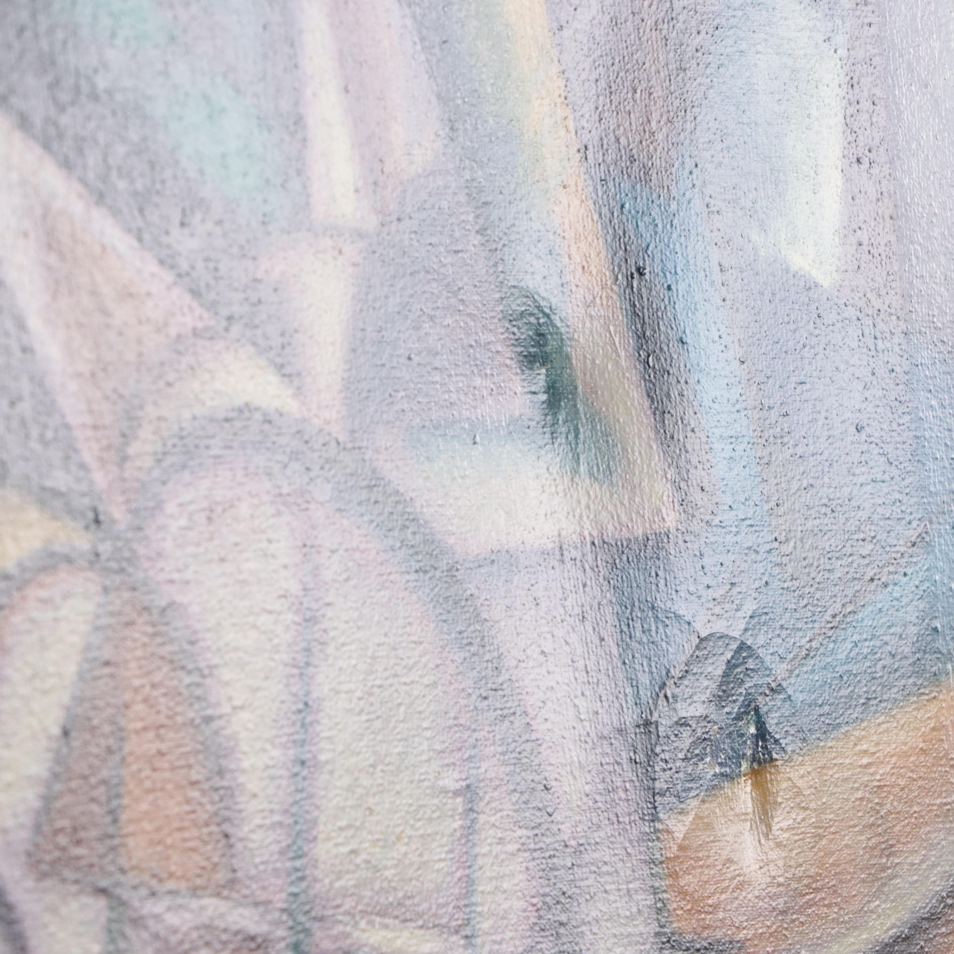 Oil Painting After Max Weber "Rush Hour, New York"