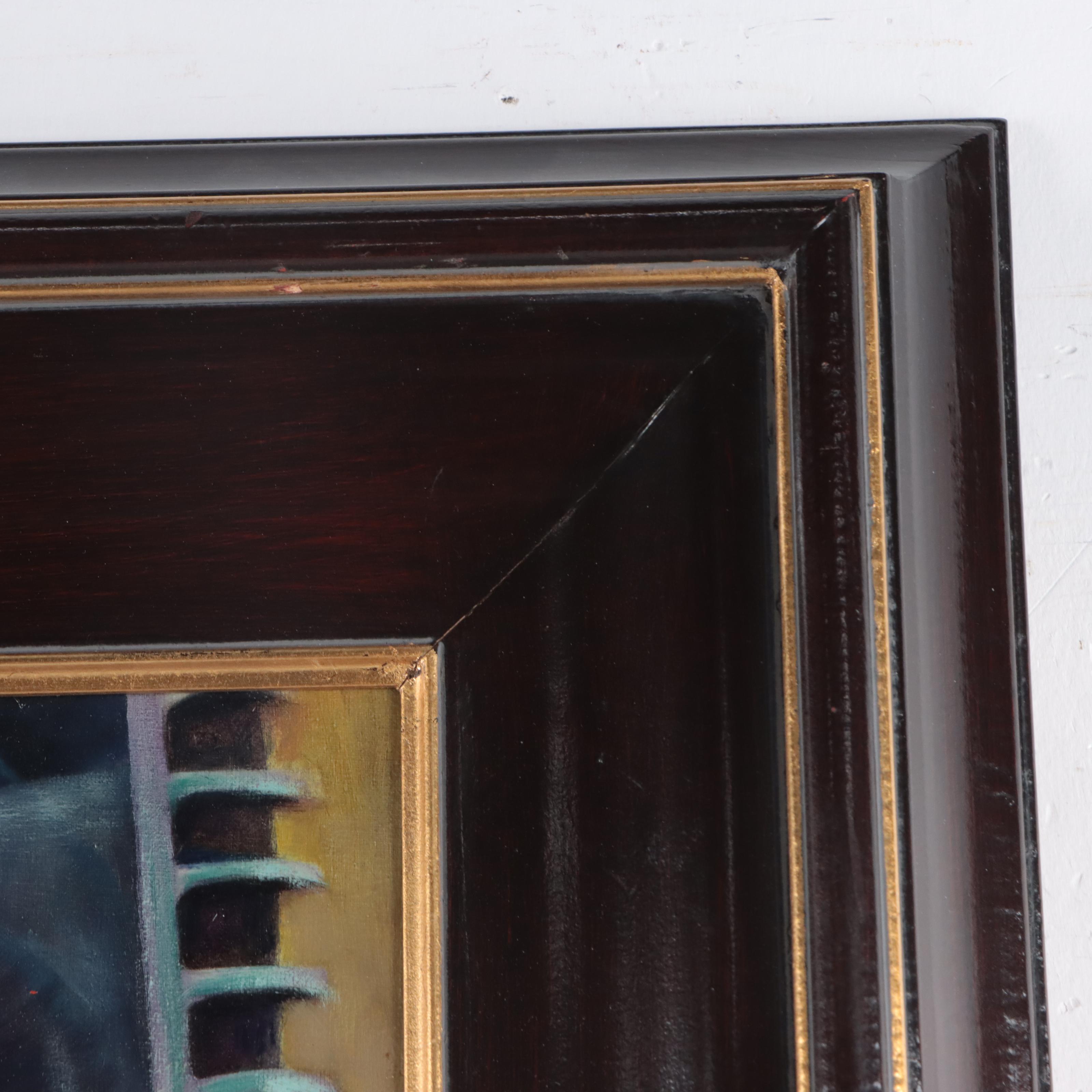 Oil Painting After Max Weber "Rush Hour, New York"