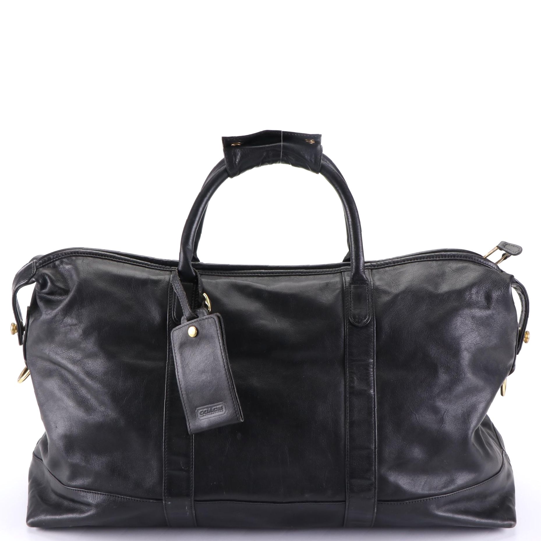 Coach Leather Cabin Weekender Bag