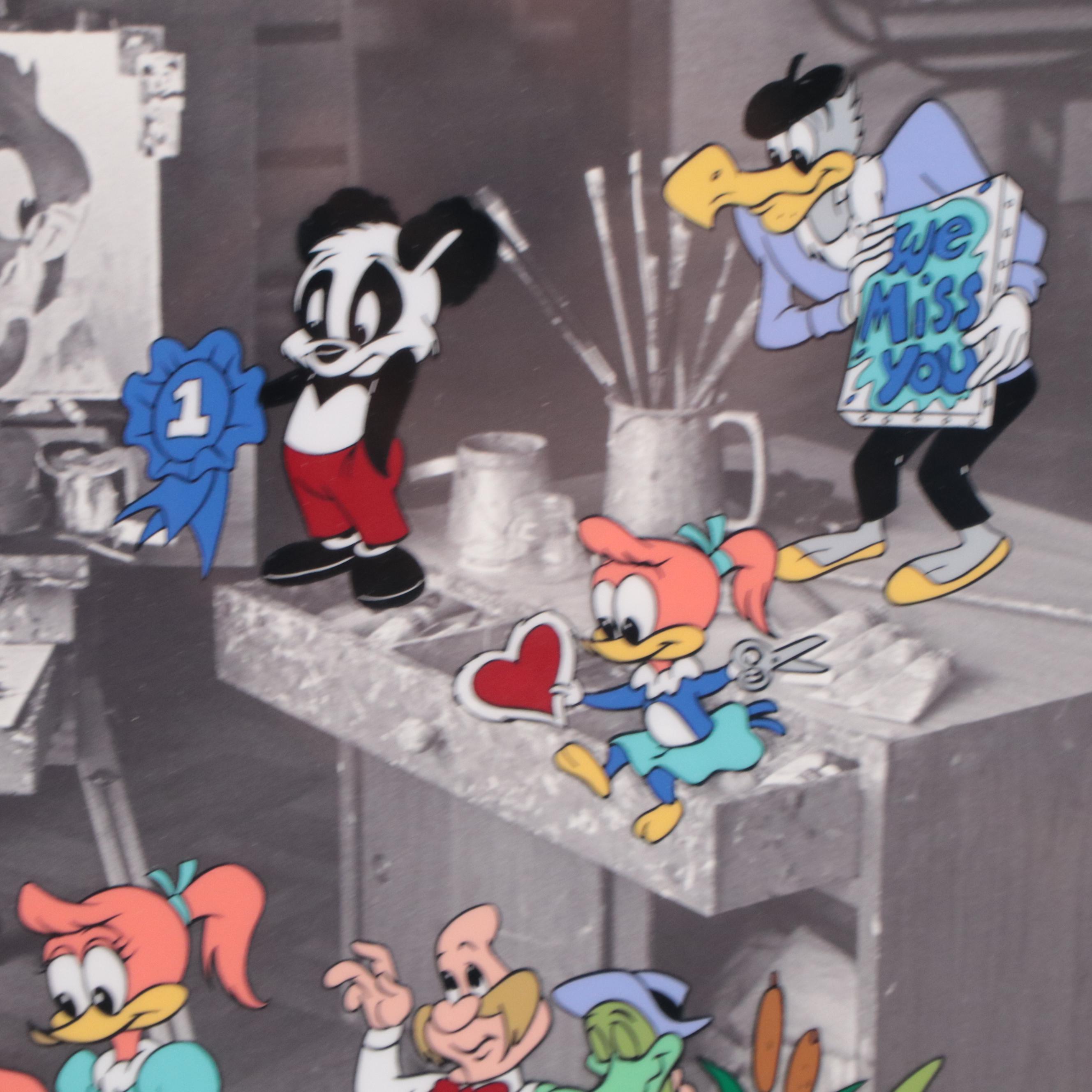 Walter Lantz Productions Sericel "We Miss You, Boss," 1994