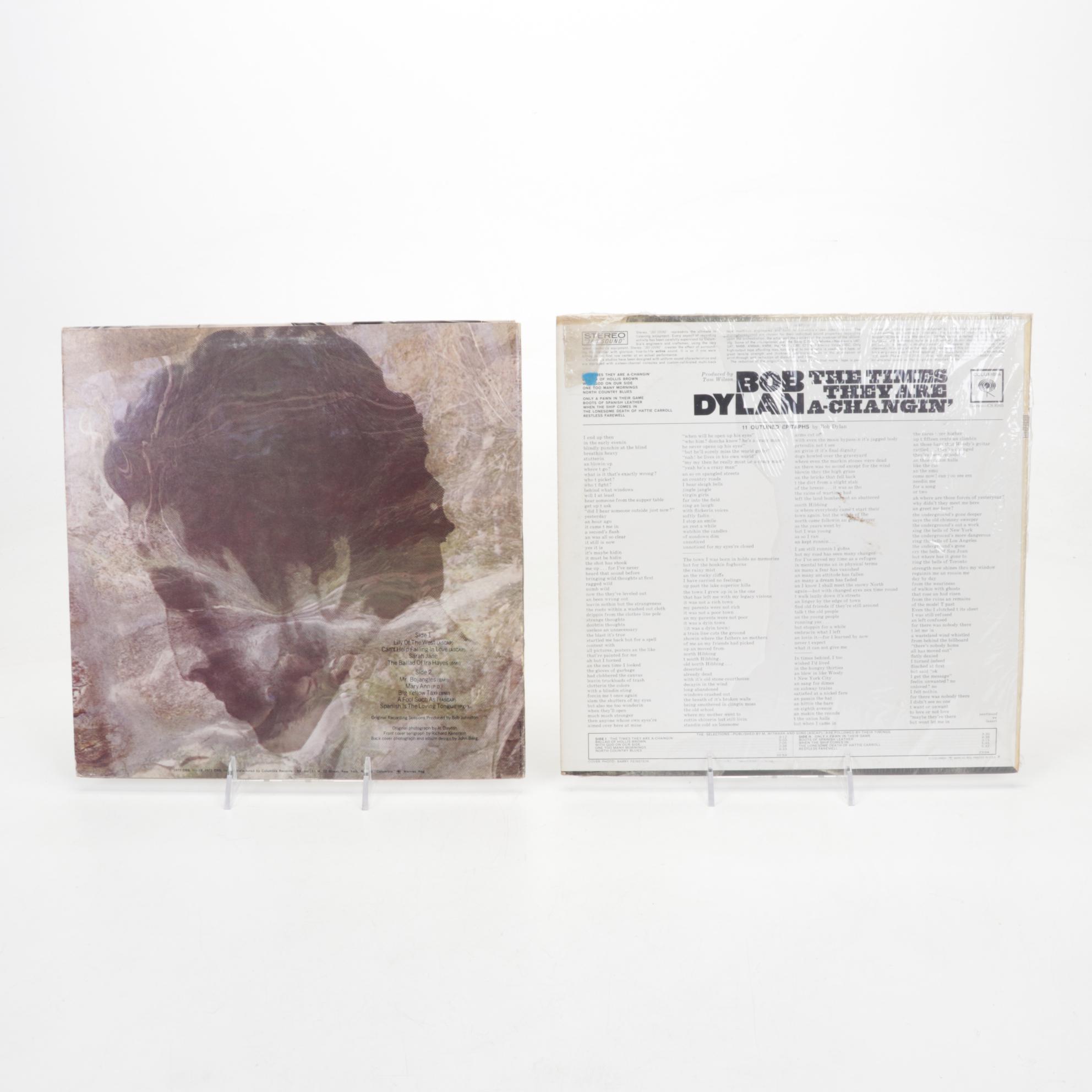 Bob Dylan Vinyl Records Featuring 1969 Bootleg "Great White Wonder"