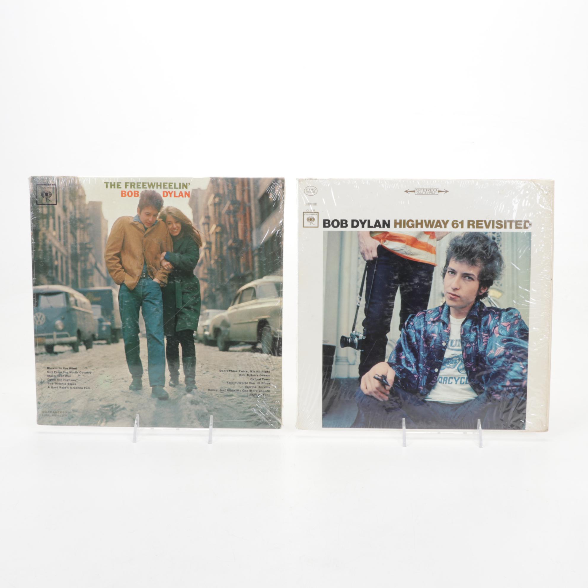 Bob Dylan Vinyl Records Featuring 1969 Bootleg "Great White Wonder"