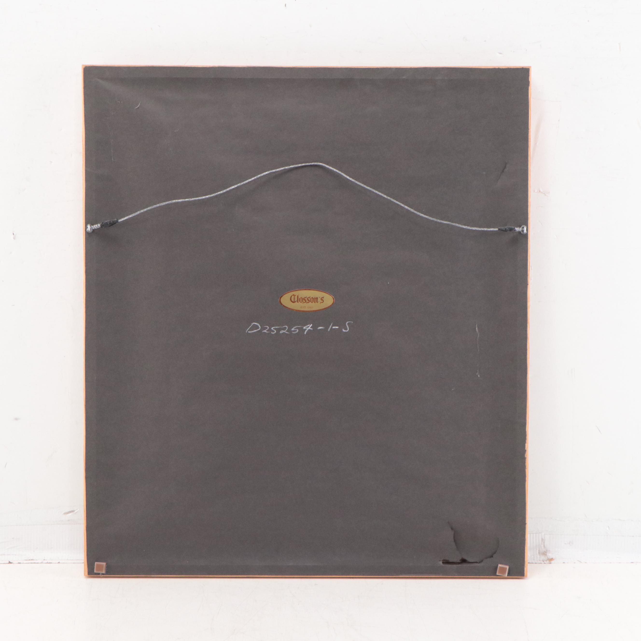 John Ruthven Tall Stacks Offset Lithograph "Coming Home," 1992