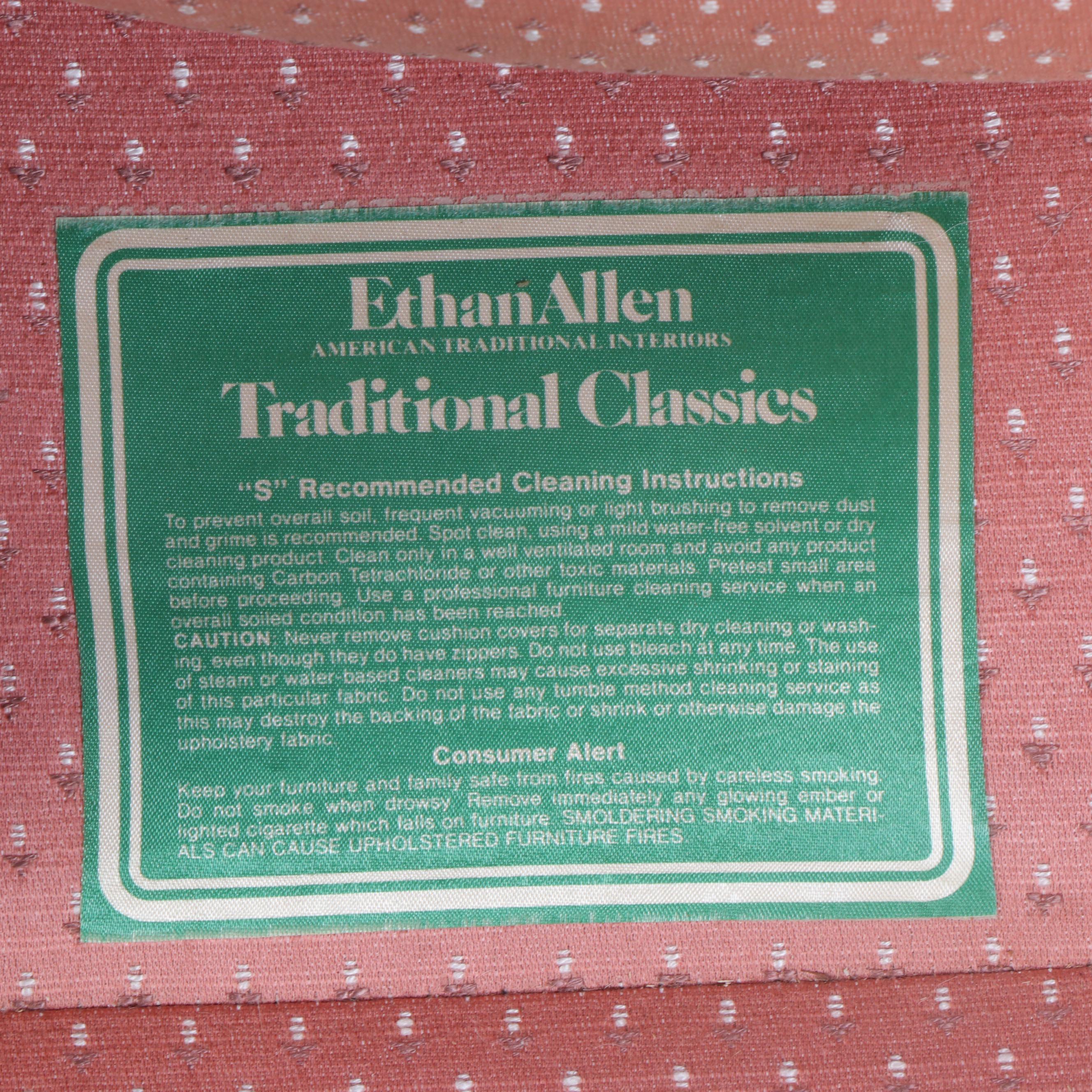 Ethan Allen Traditional Classics Upholstered Armchair