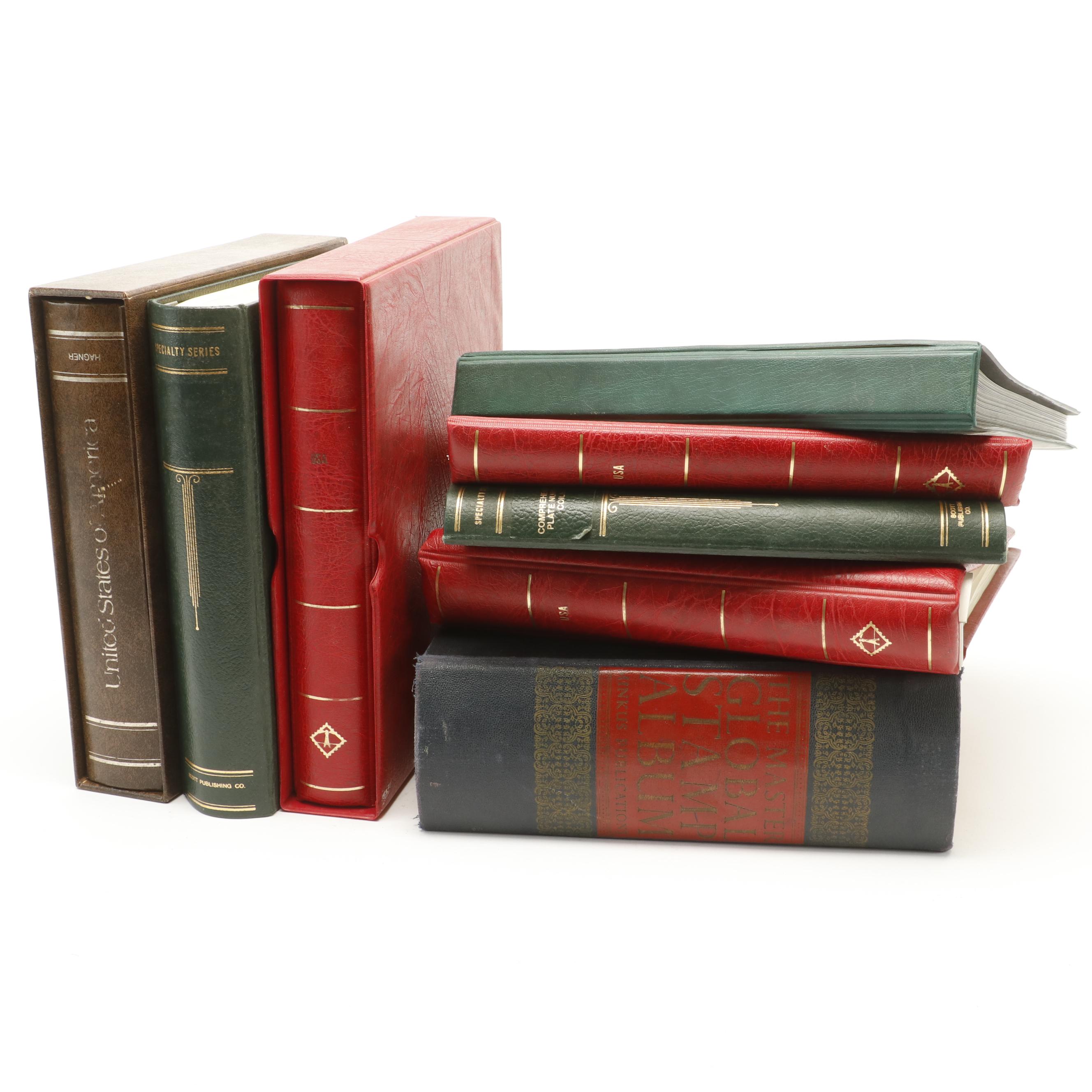 Eight Albums of Postage Stamps