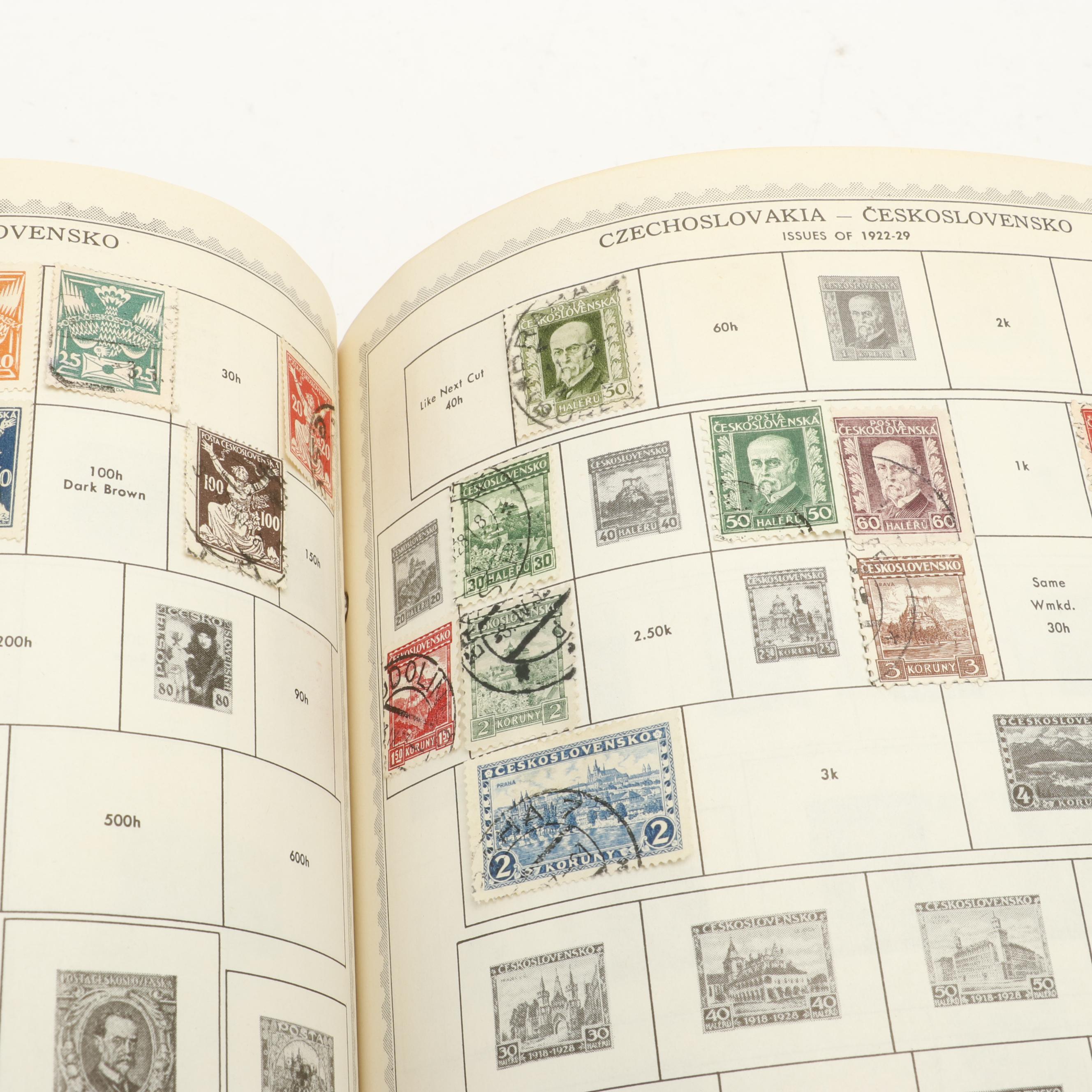 Eight Albums of Postage Stamps