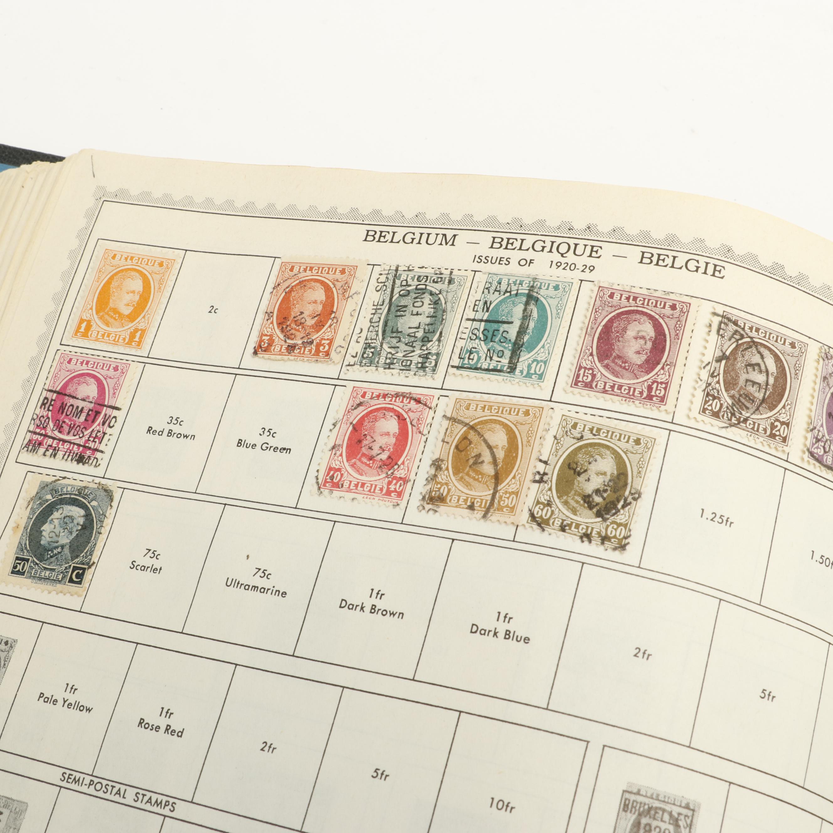 Eight Albums of Postage Stamps