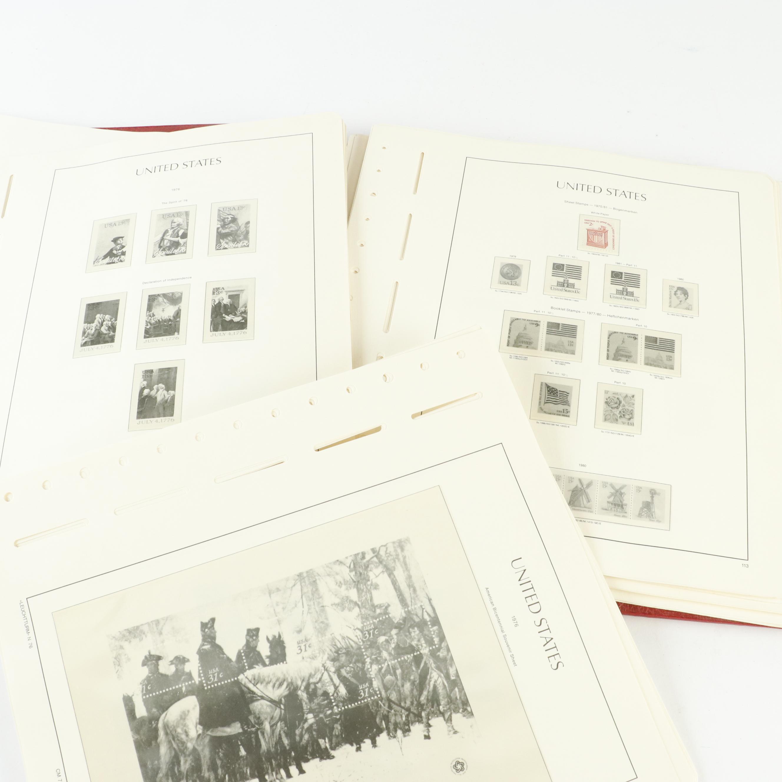 Eight Albums of Postage Stamps