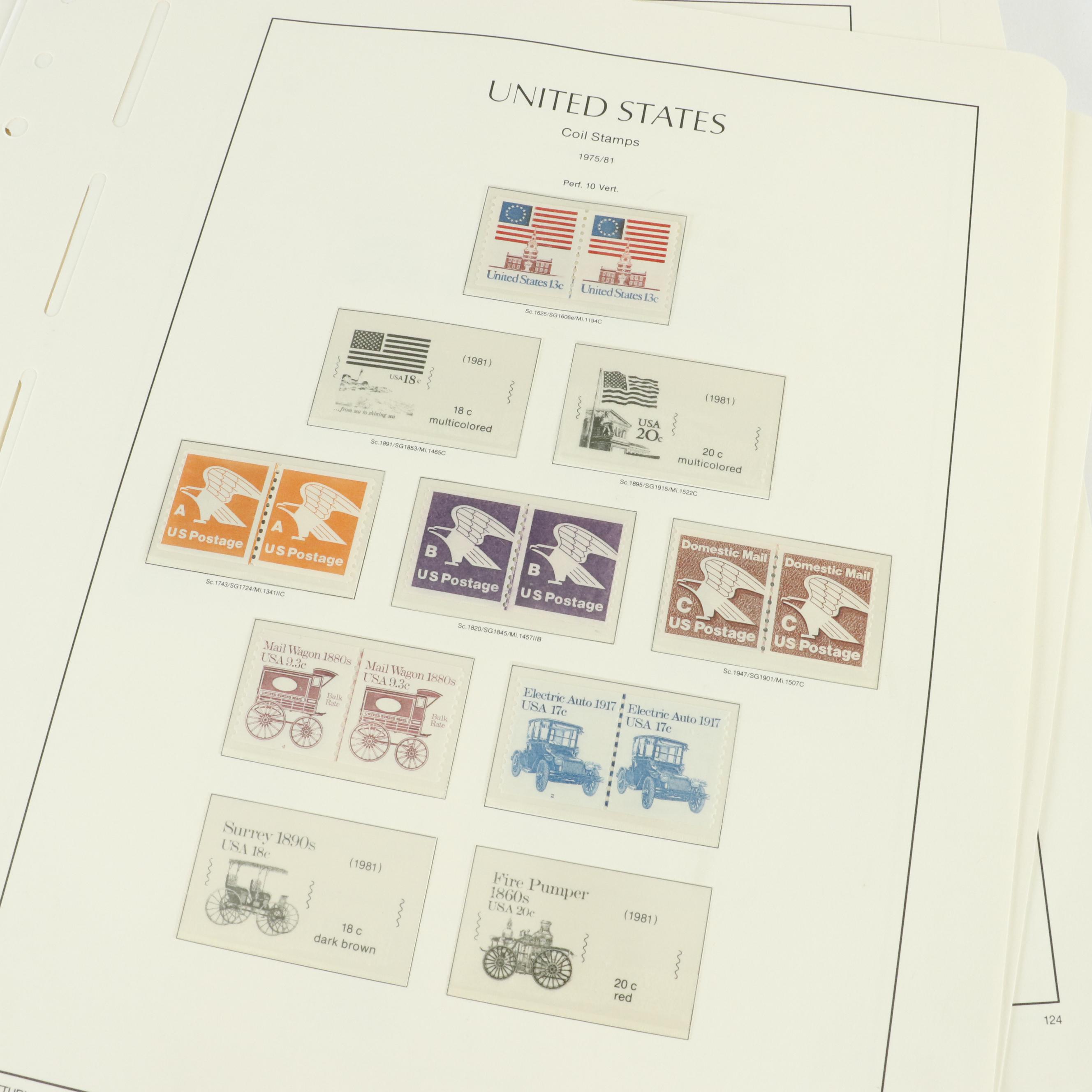 Eight Albums of Postage Stamps