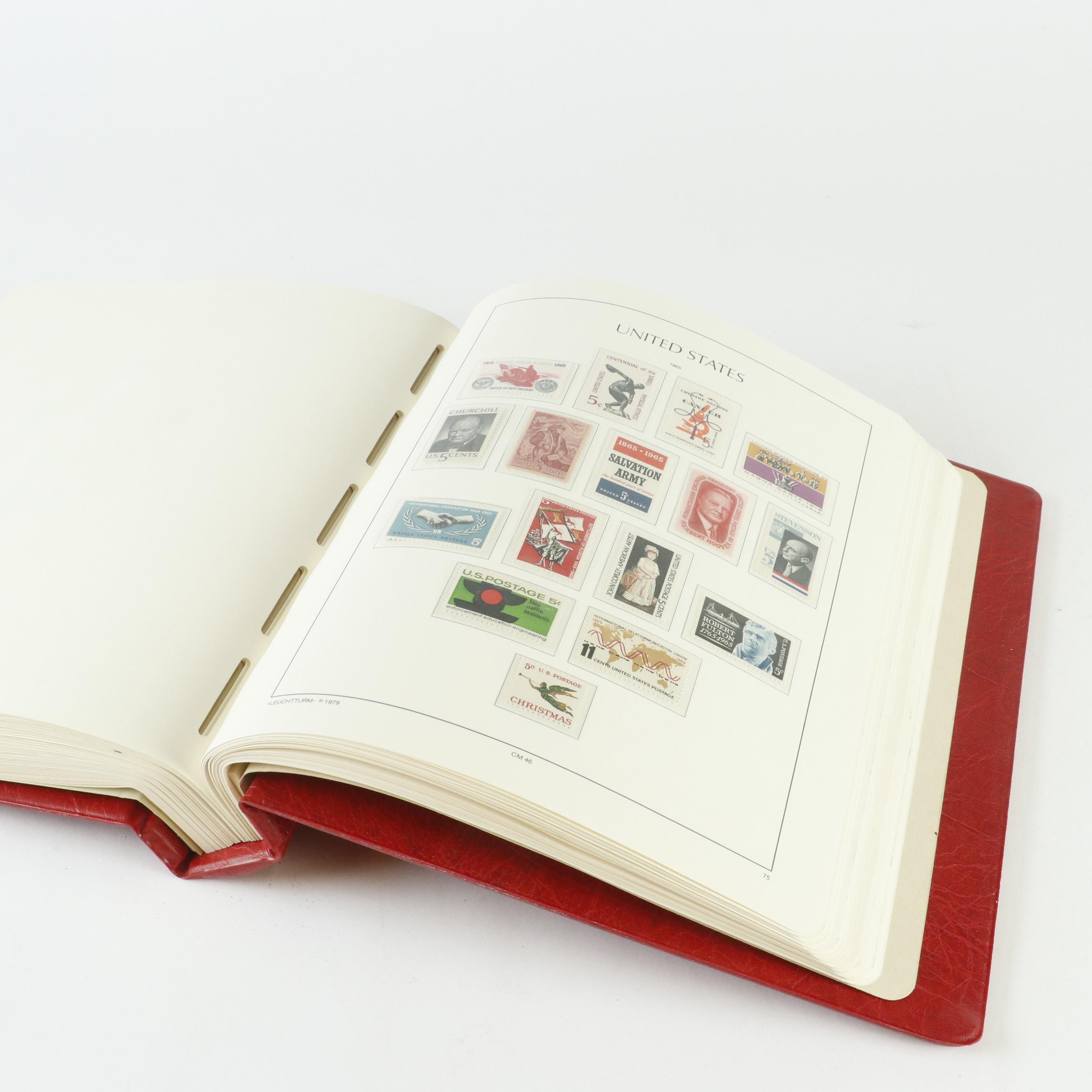 Eight Albums of Postage Stamps