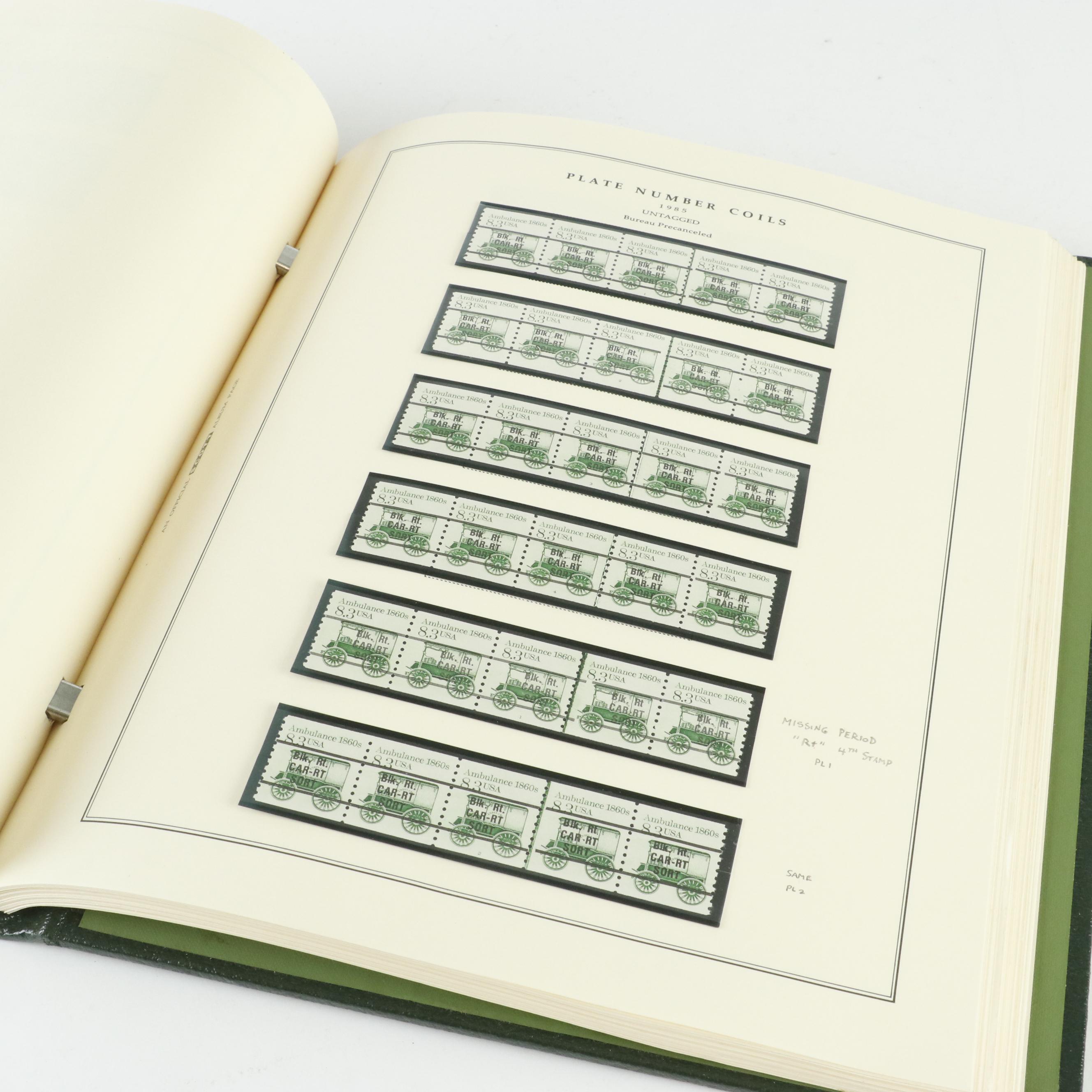 Eight Albums of Postage Stamps