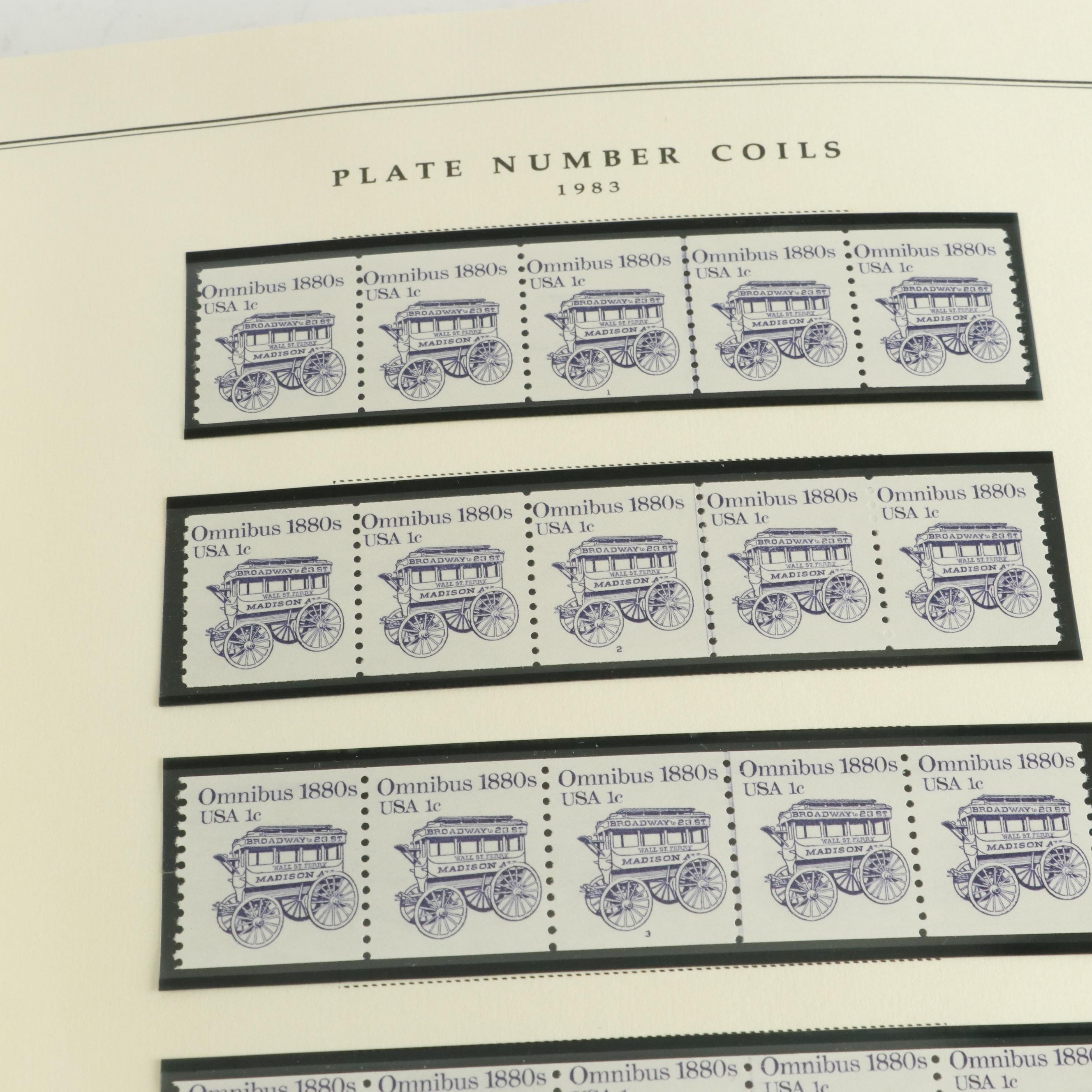 Eight Albums of Postage Stamps