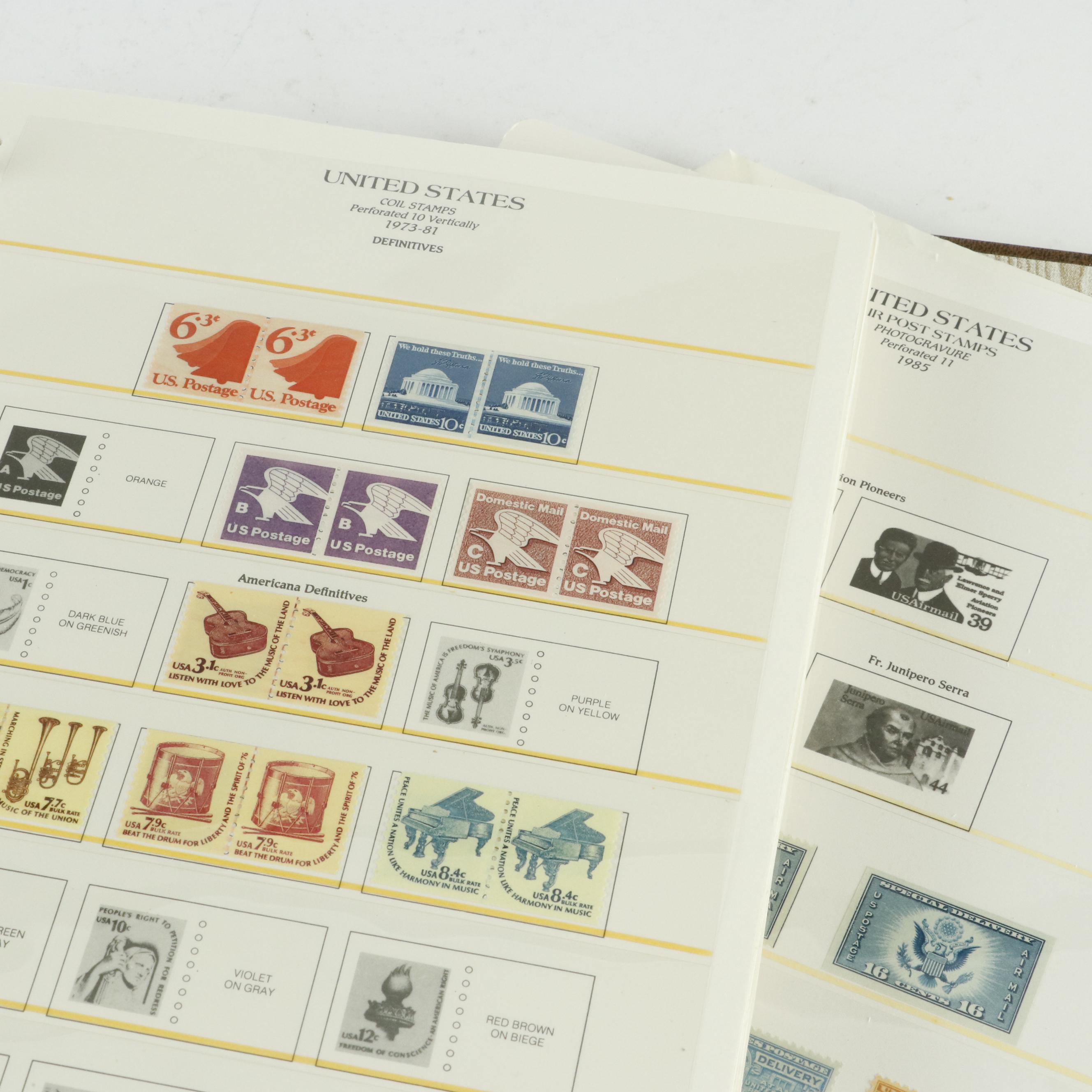 Eight Albums of Postage Stamps