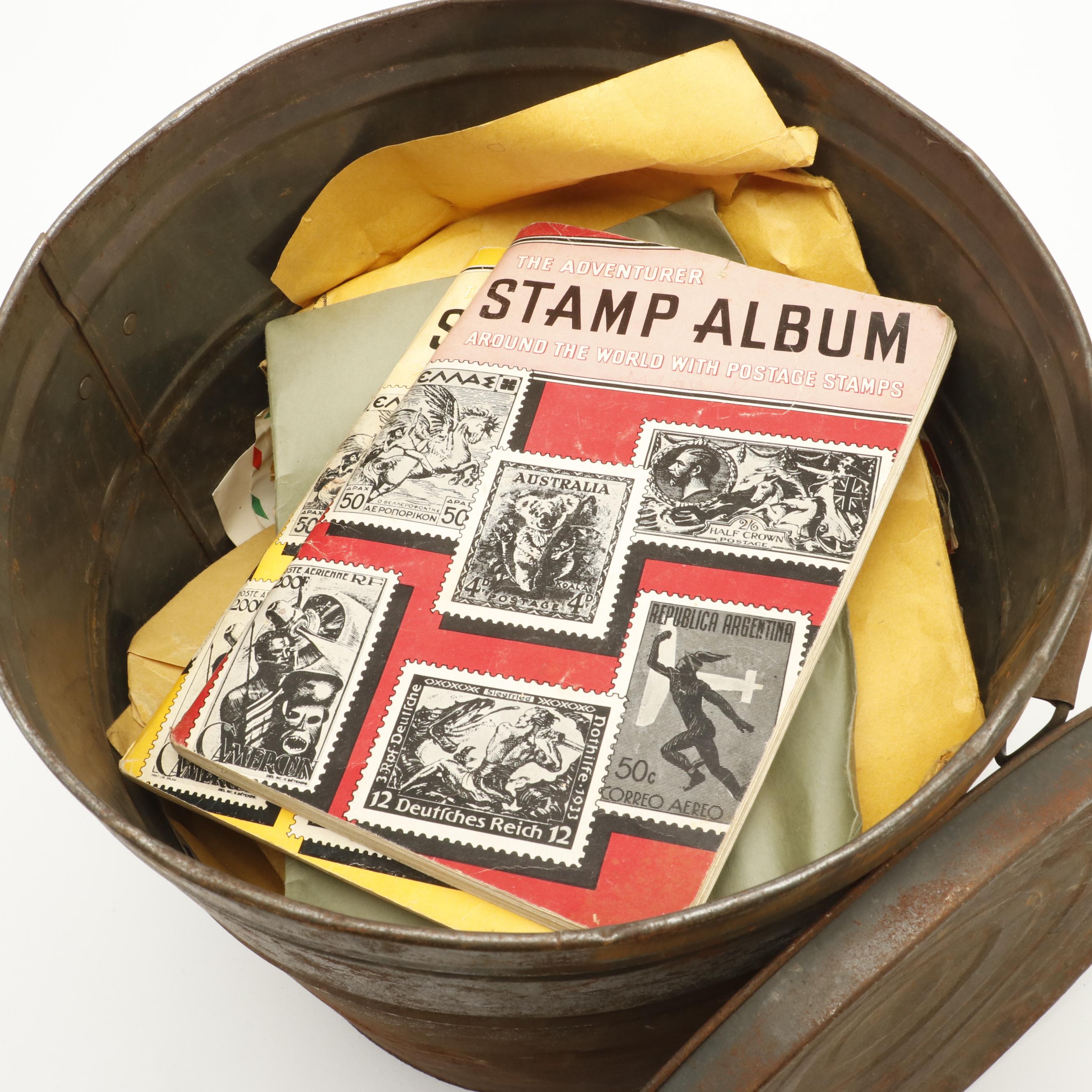 Assortment of International Postage Stamps