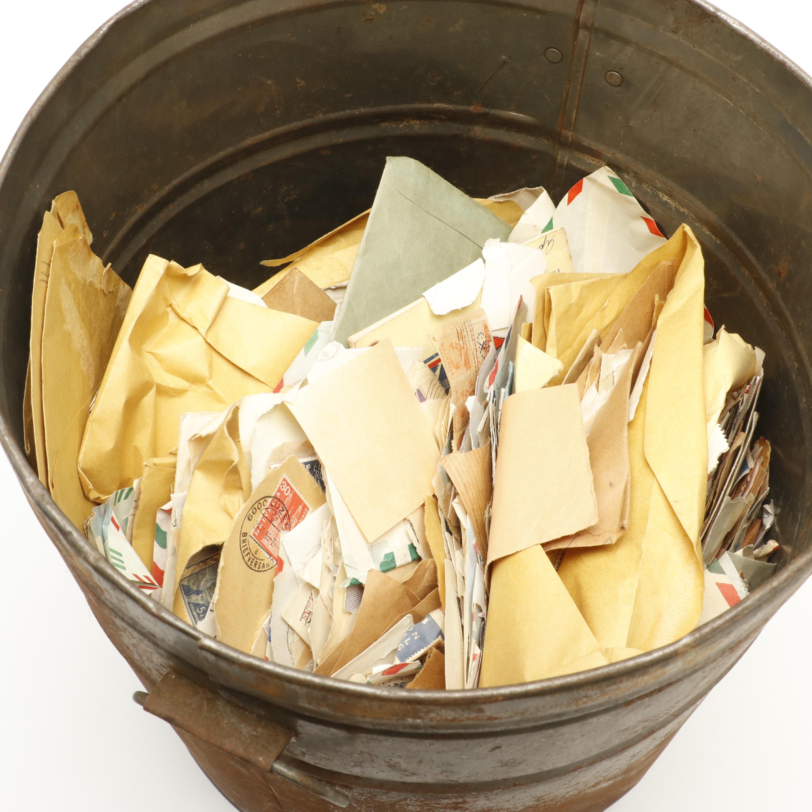 Assortment of International Postage Stamps