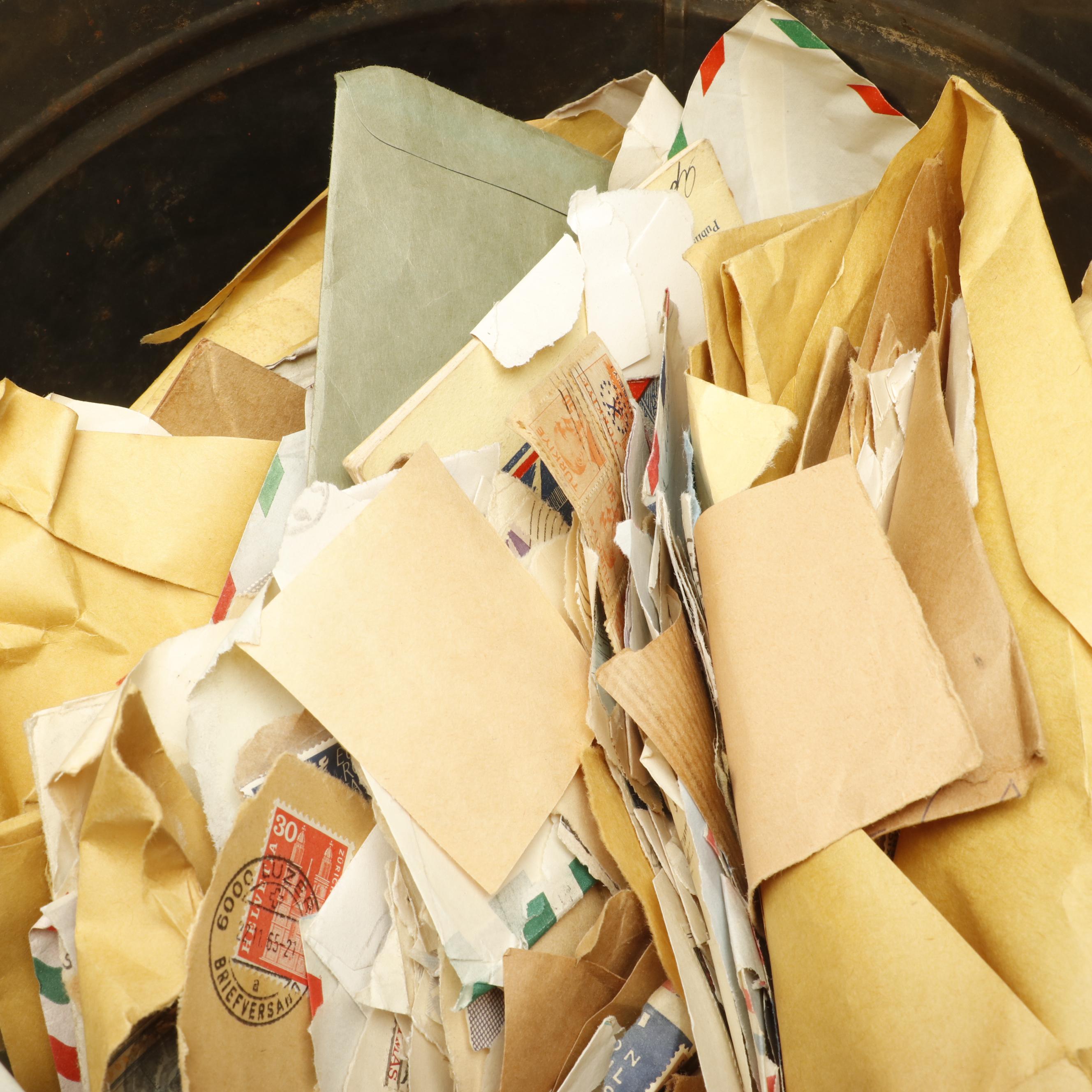 Assortment of International Postage Stamps