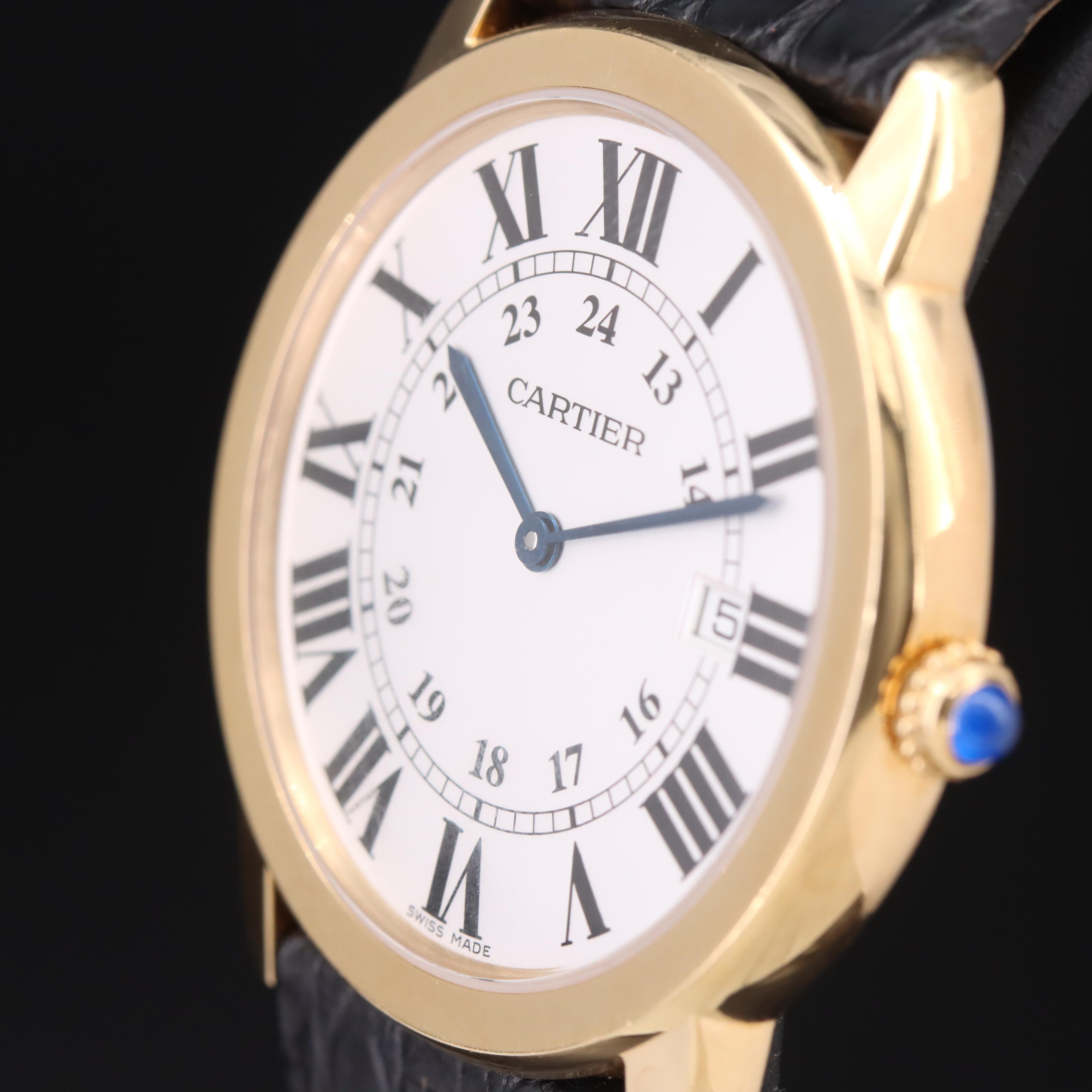 18K and Stainless Steel Cartier Ronde Solo Quartz Watch