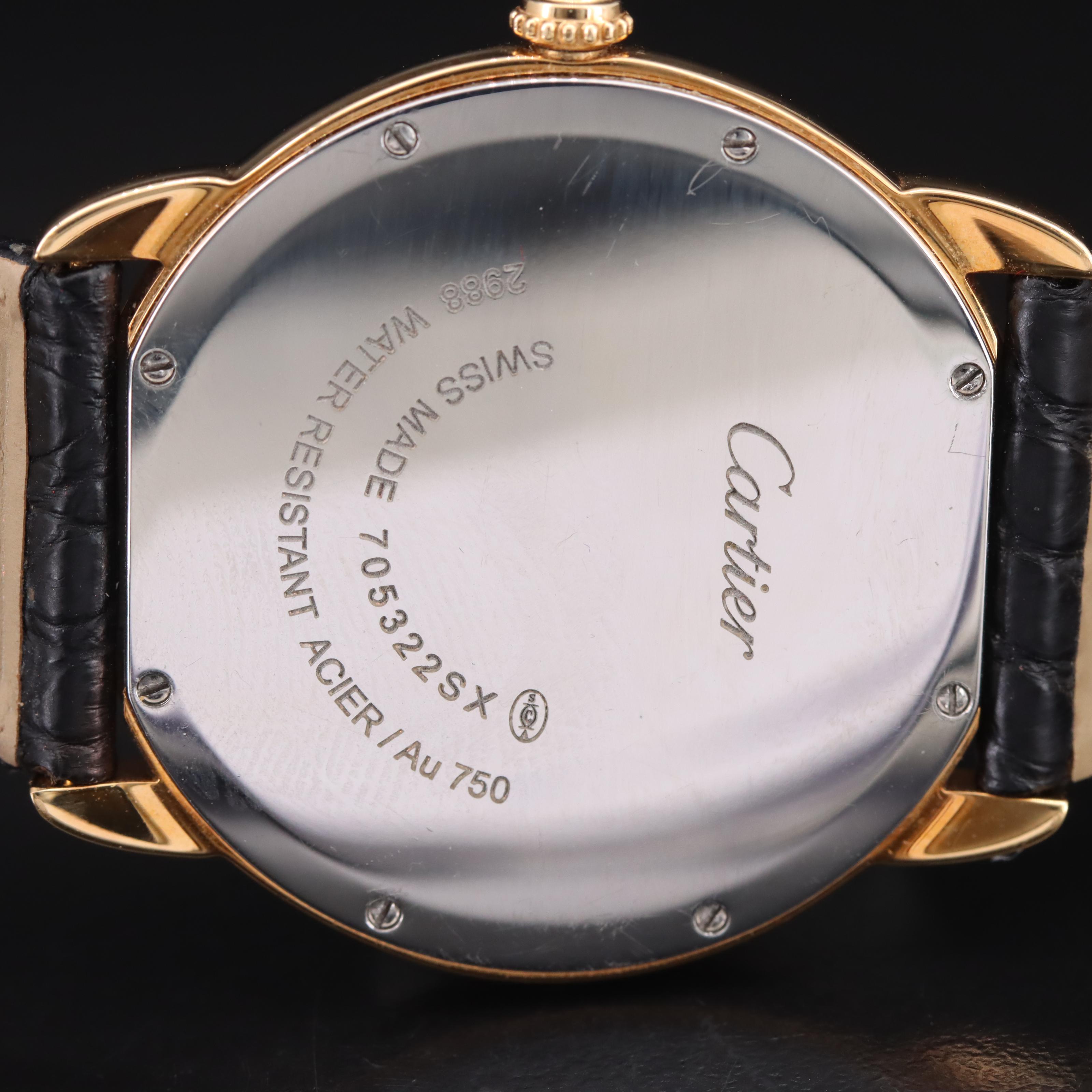 18K and Stainless Steel Cartier Ronde Solo Quartz Watch