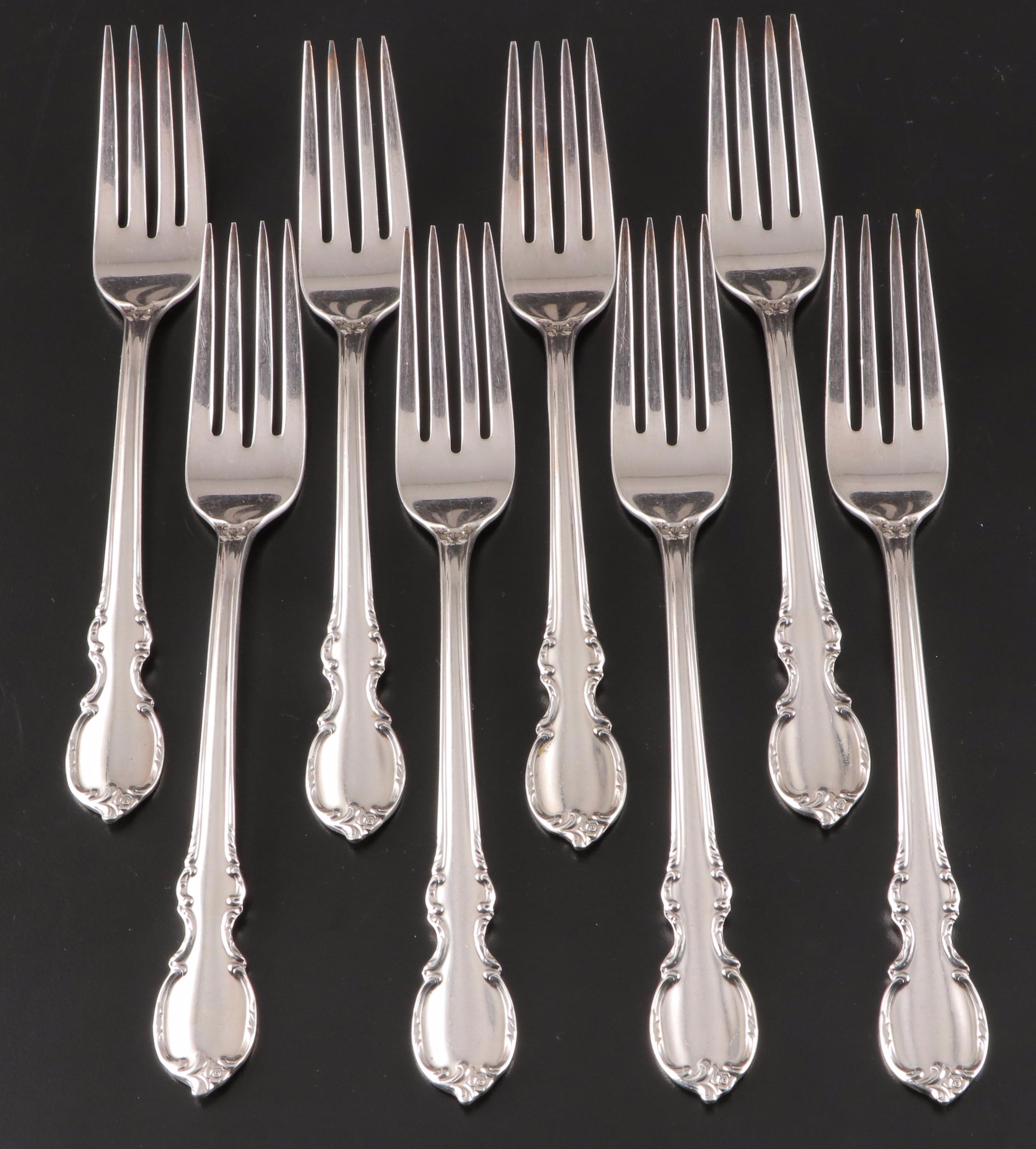 1847 Rogers Bros. "Reflection" Silver Plate and Other Flatware