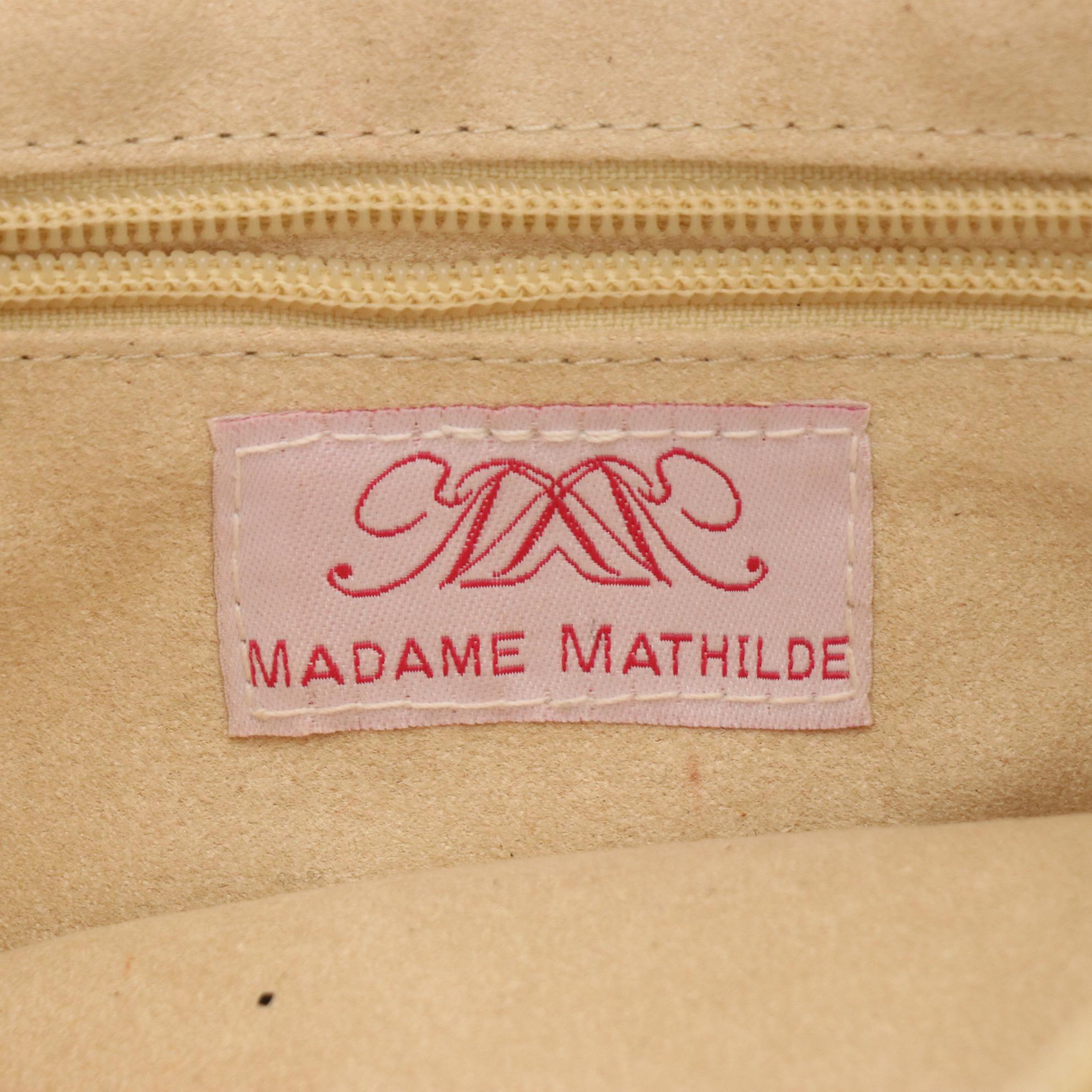 Madame Mathilde Embellished Python Clutch