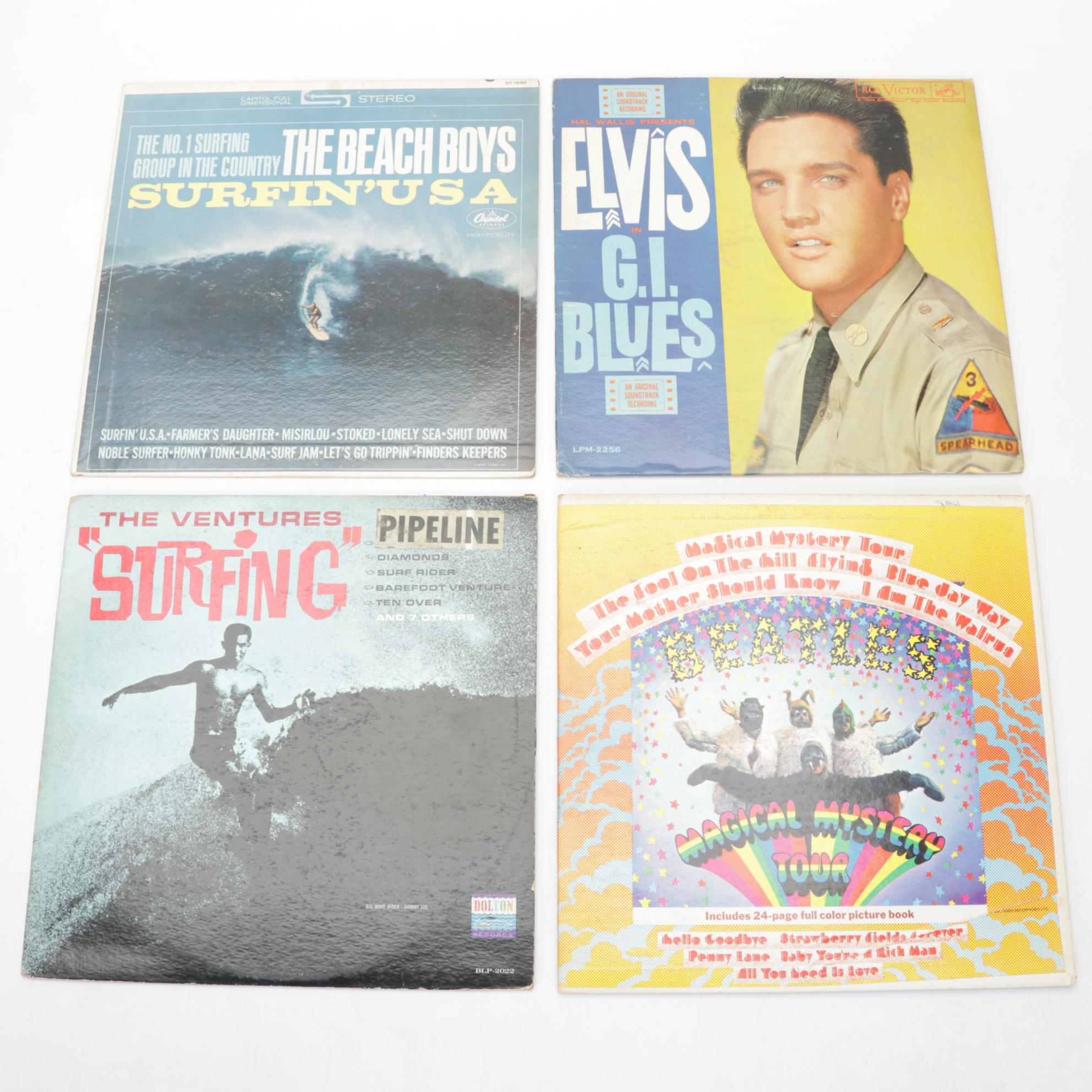 Rock, 60s and 70s Pop, Soul, Surf and Soft Rock Vinyl Records Feat. The Monkees