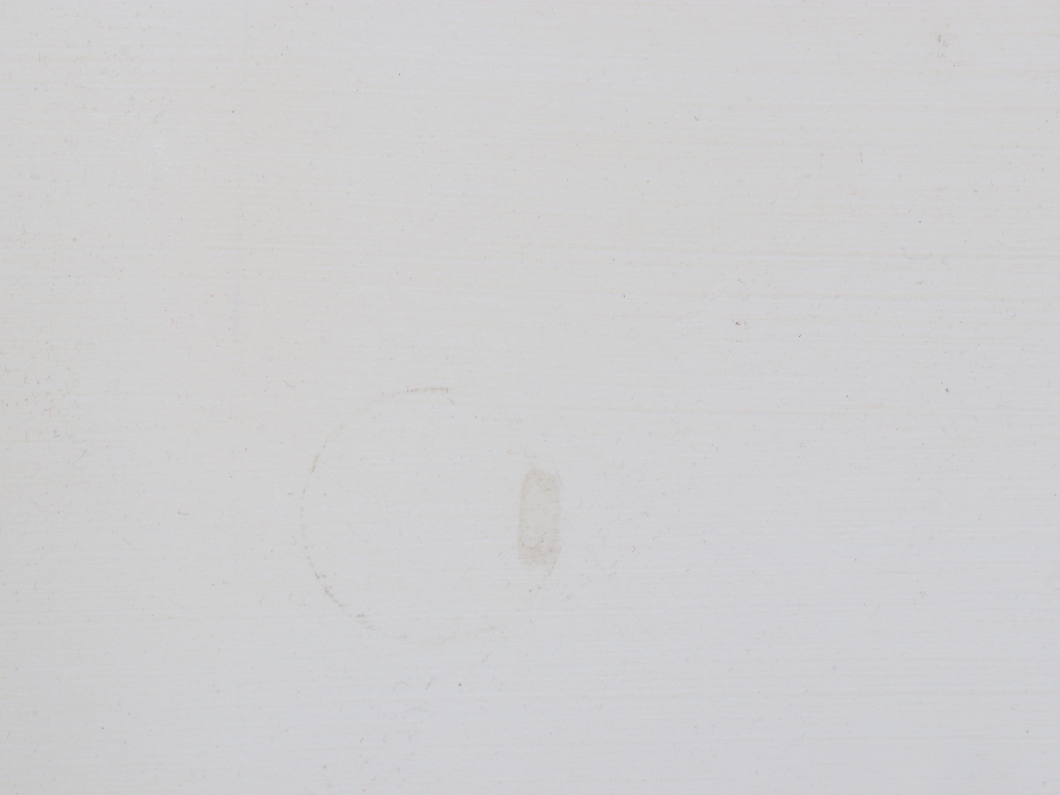 Contemporary White Painted Wood Two-Drawer Desk