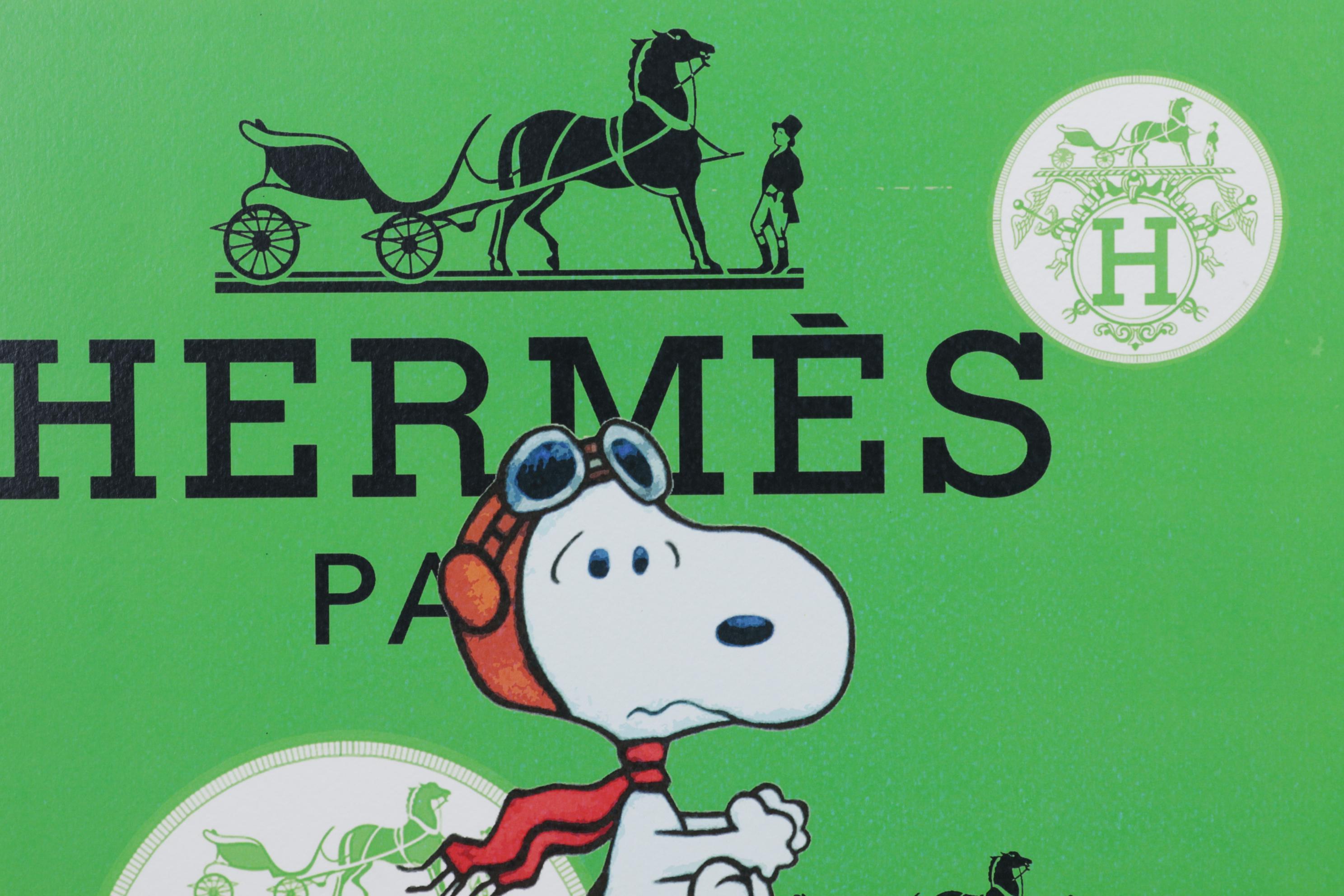 Death NYC Pop Art Graphic Print of Hermès Snoopy, 2022