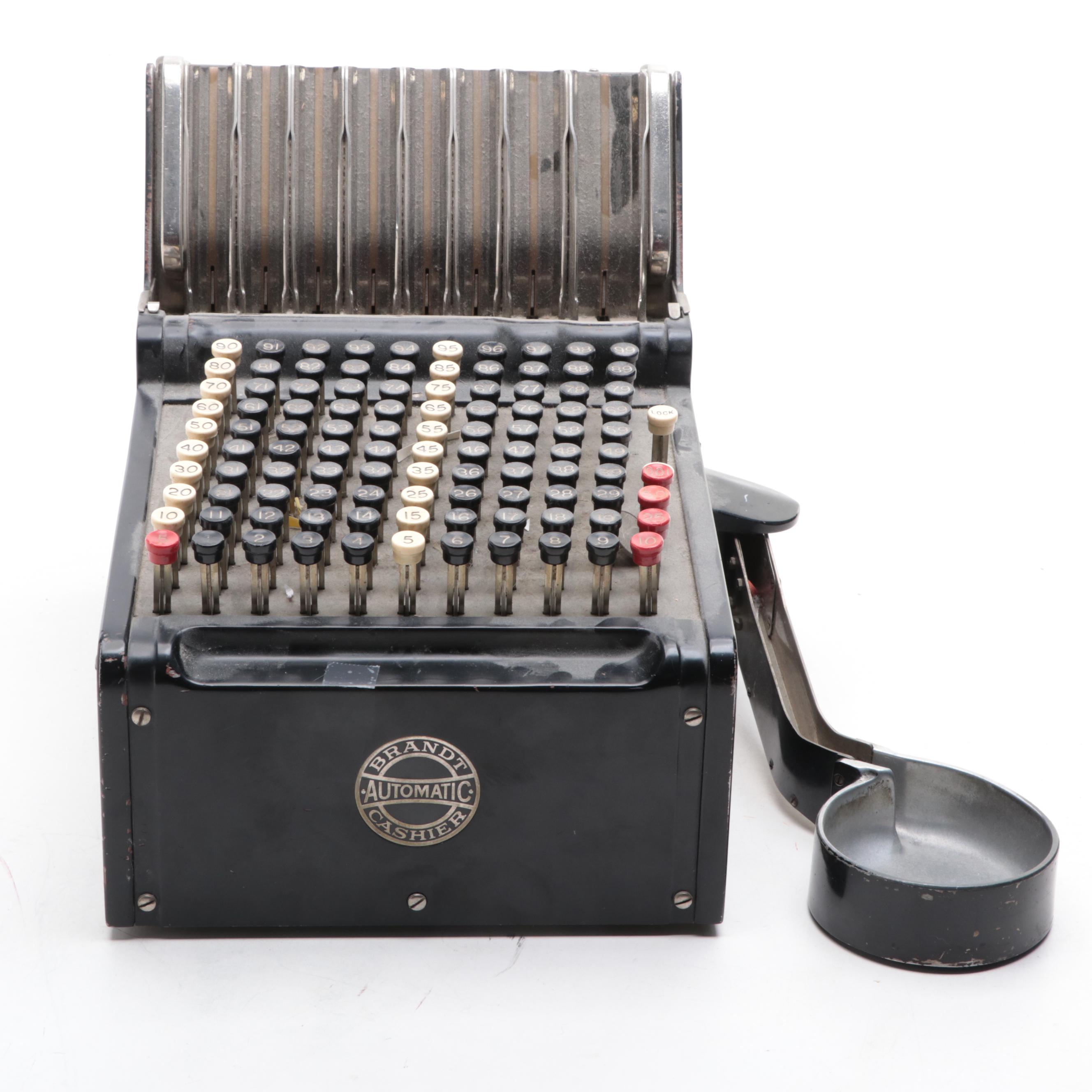 Brandt Automatic Cashier Company Coin Cash Register, Early to Mid-20th Century