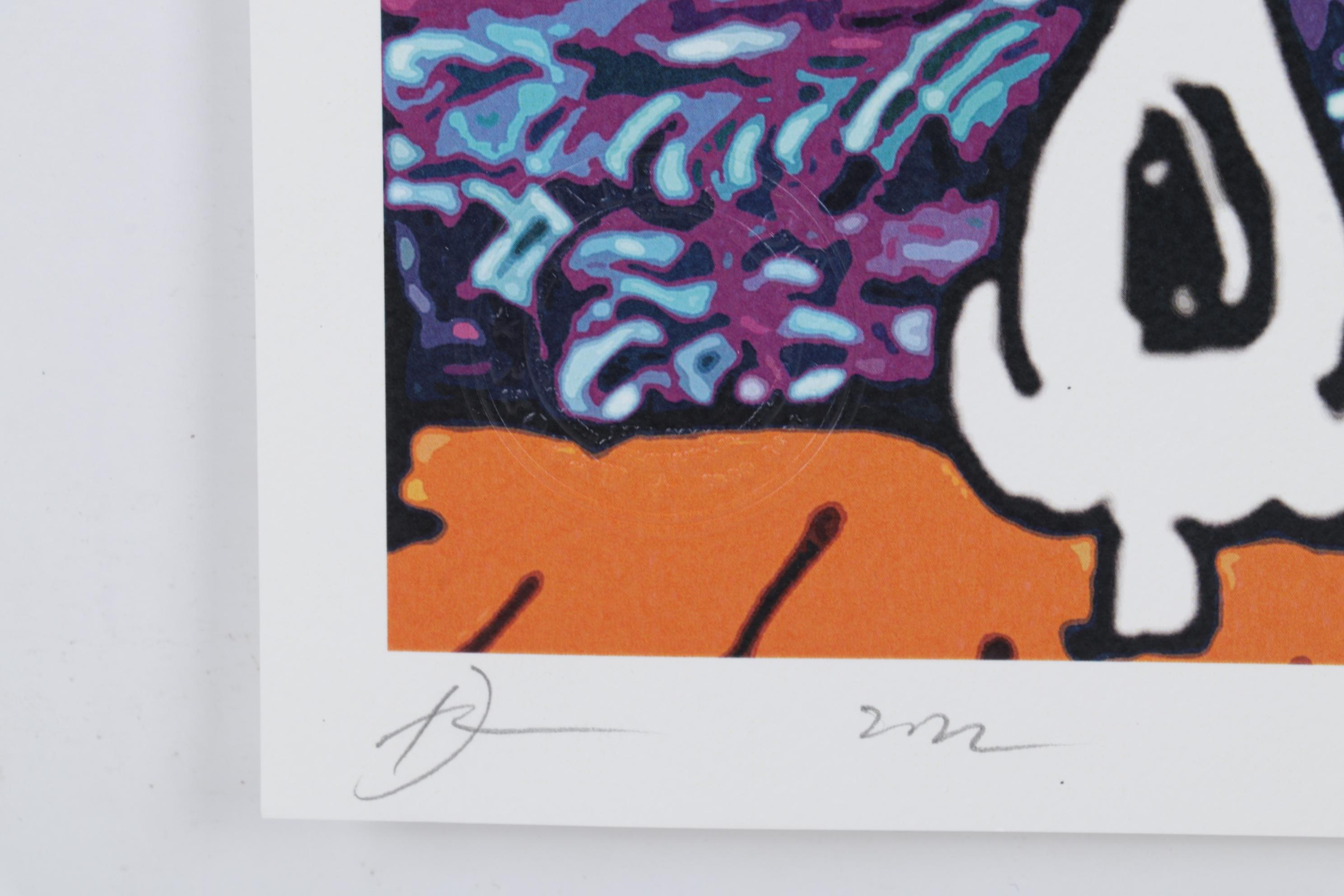 Death NYC Pop Art Graphic Print of Charlie and Snoopy with Starry Night, 2022