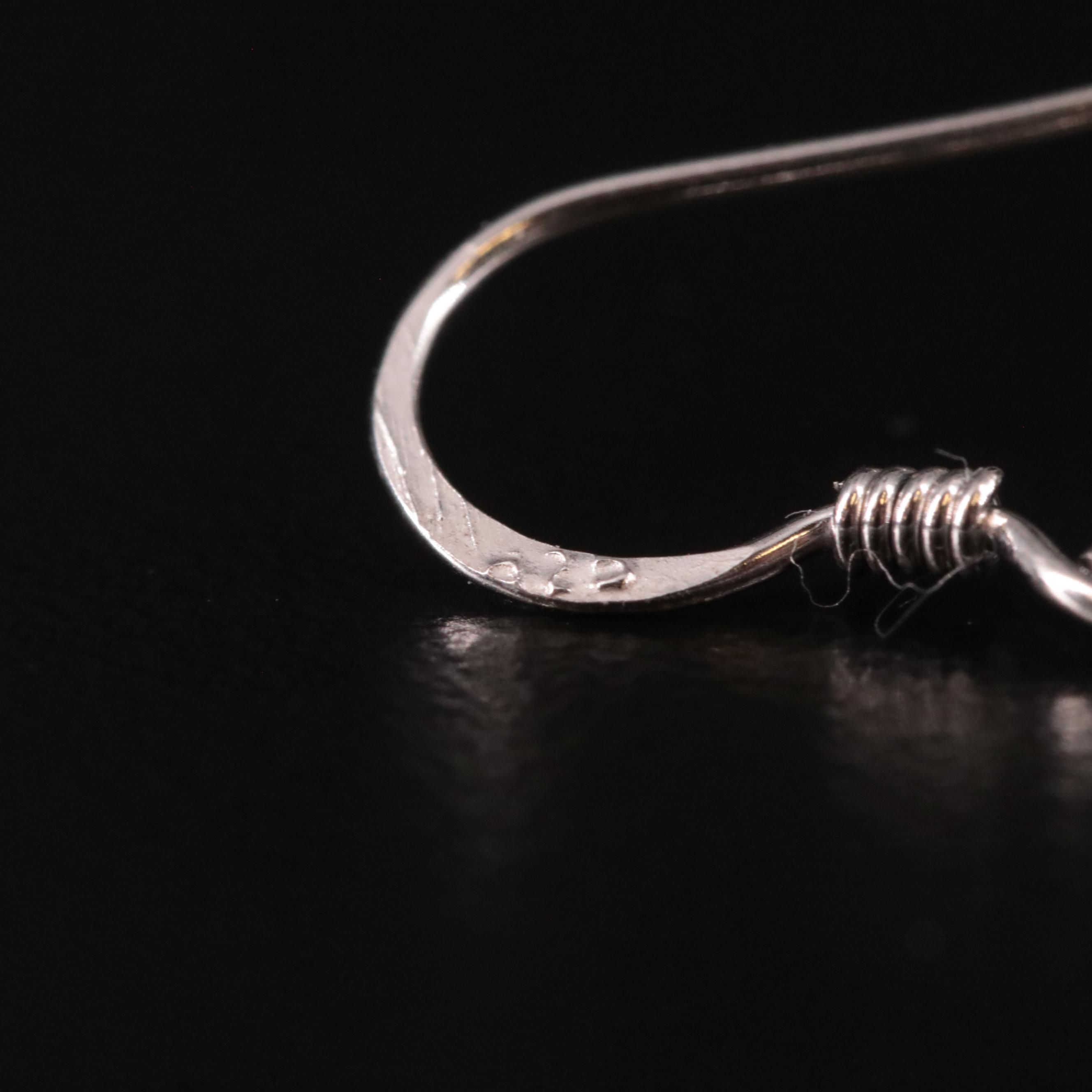 Sterling Smoky Quartz Drop Earrings