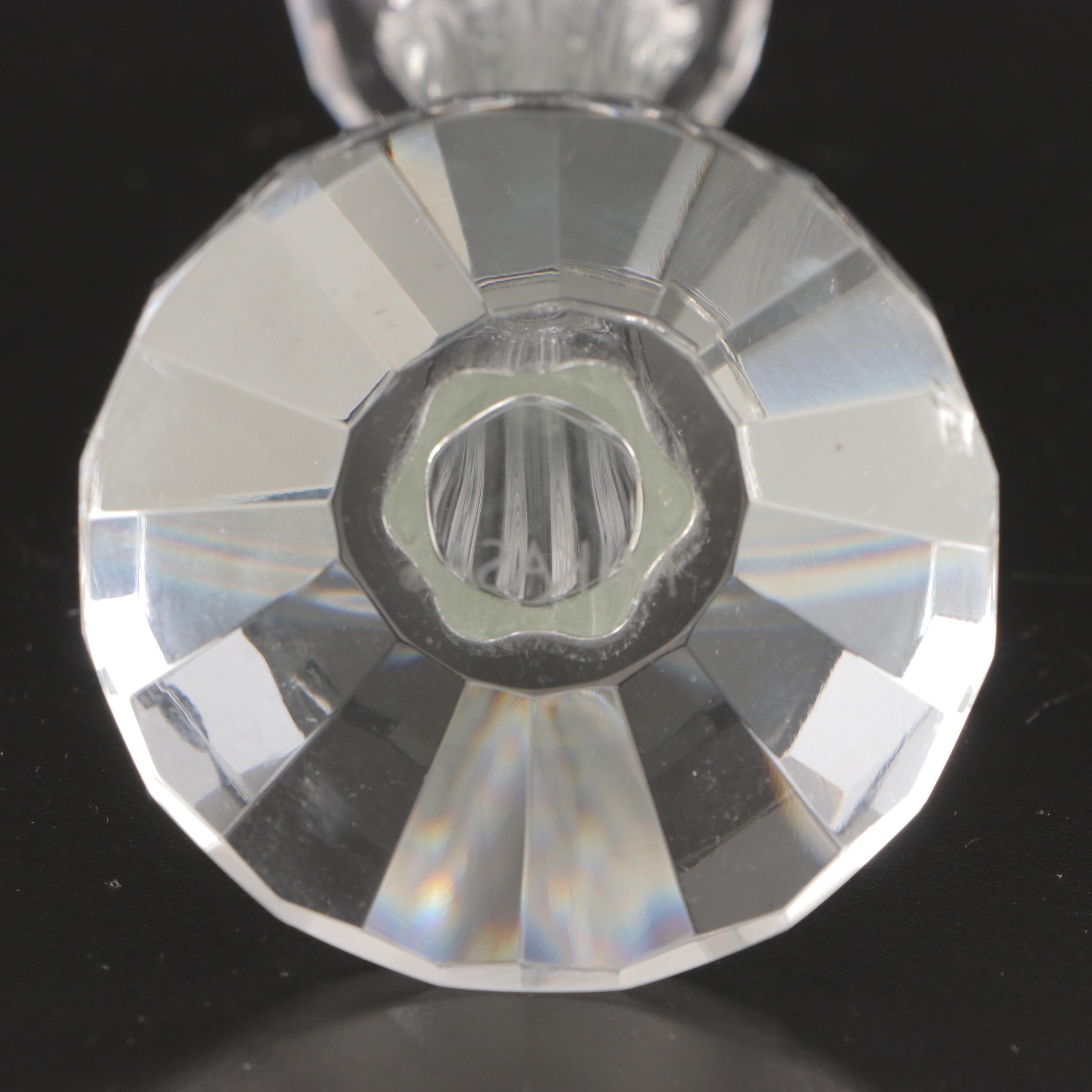 Mikasa Faceted Candlesticks with Other Decorative Boxes