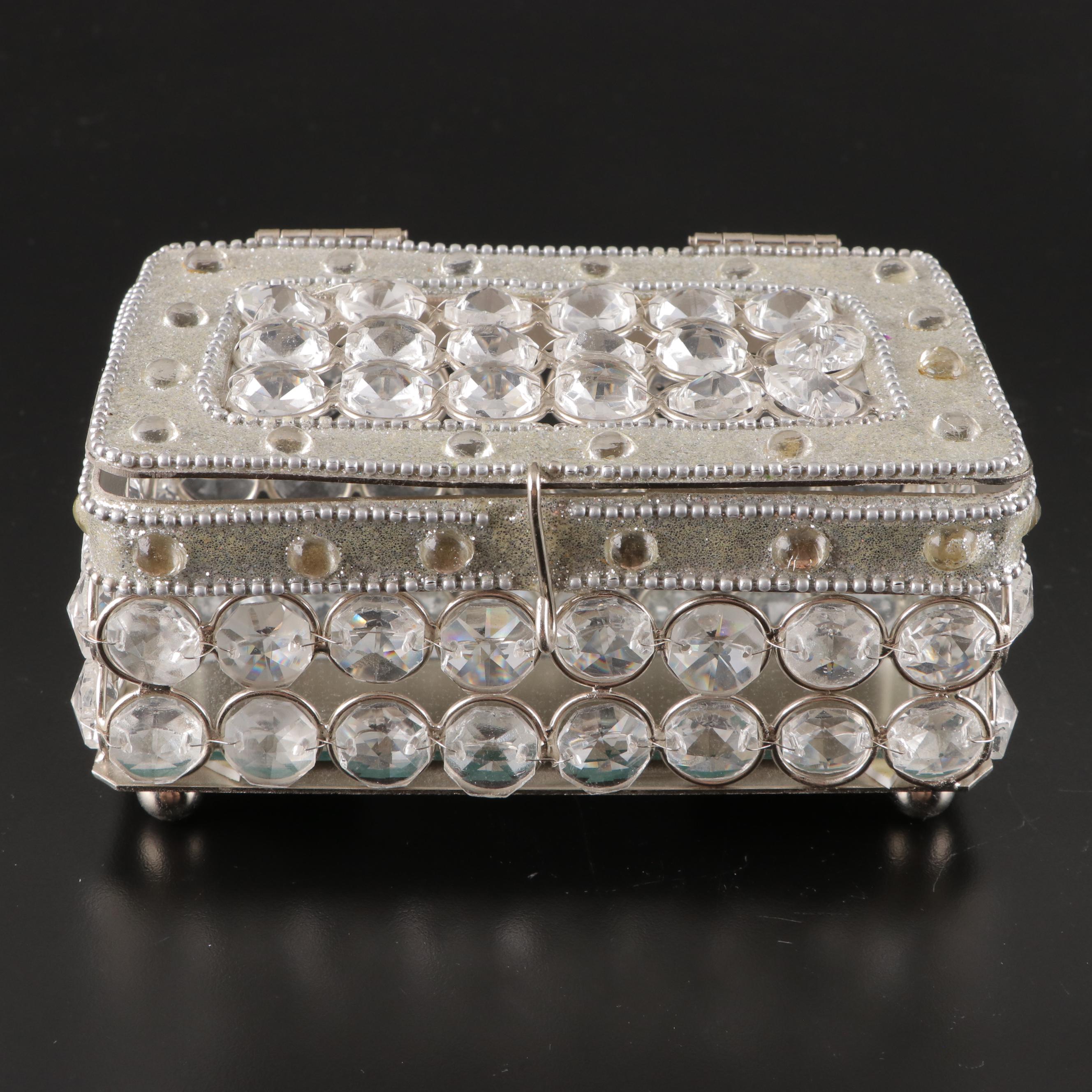 Mikasa Faceted Candlesticks with Other Decorative Boxes