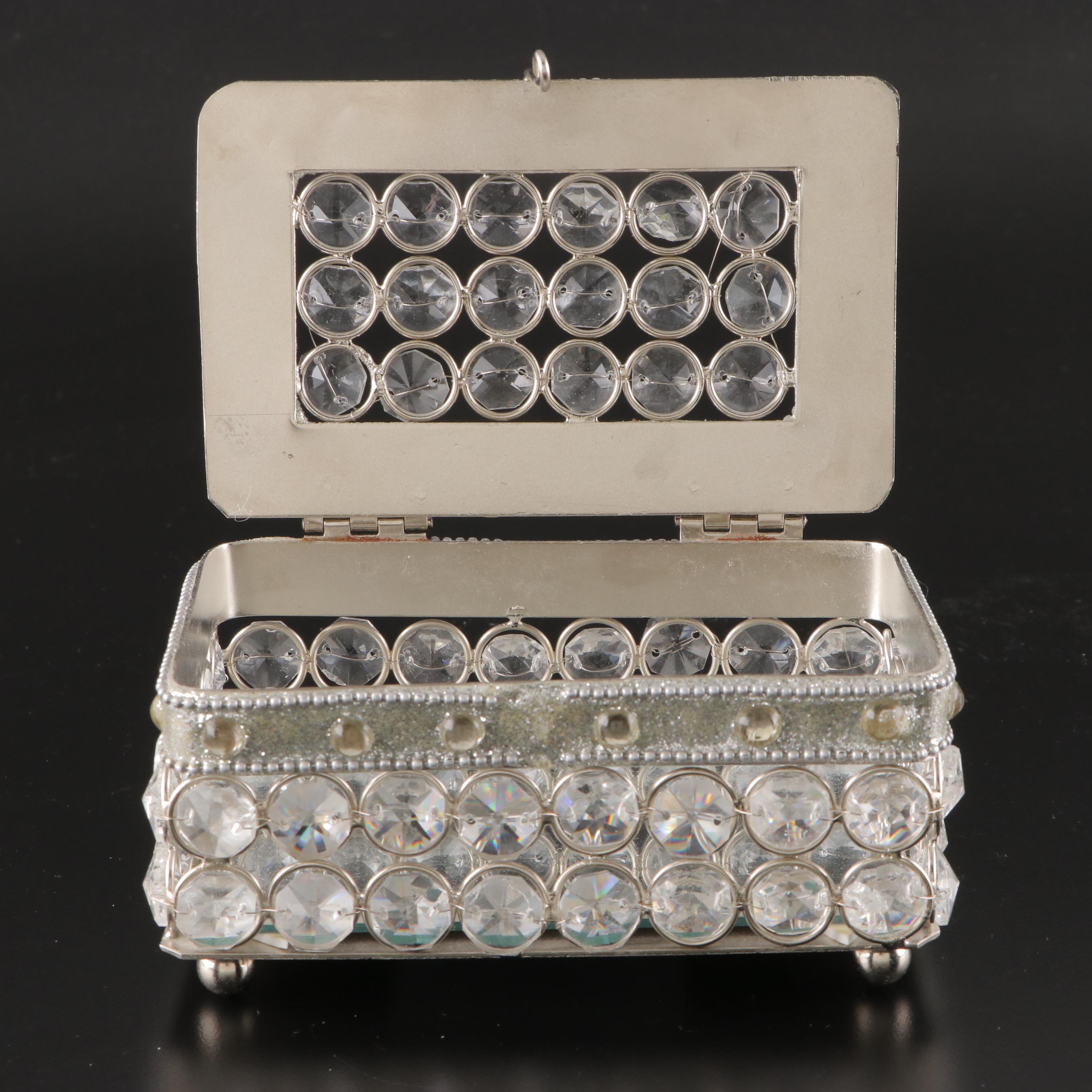 Mikasa Faceted Candlesticks with Other Decorative Boxes