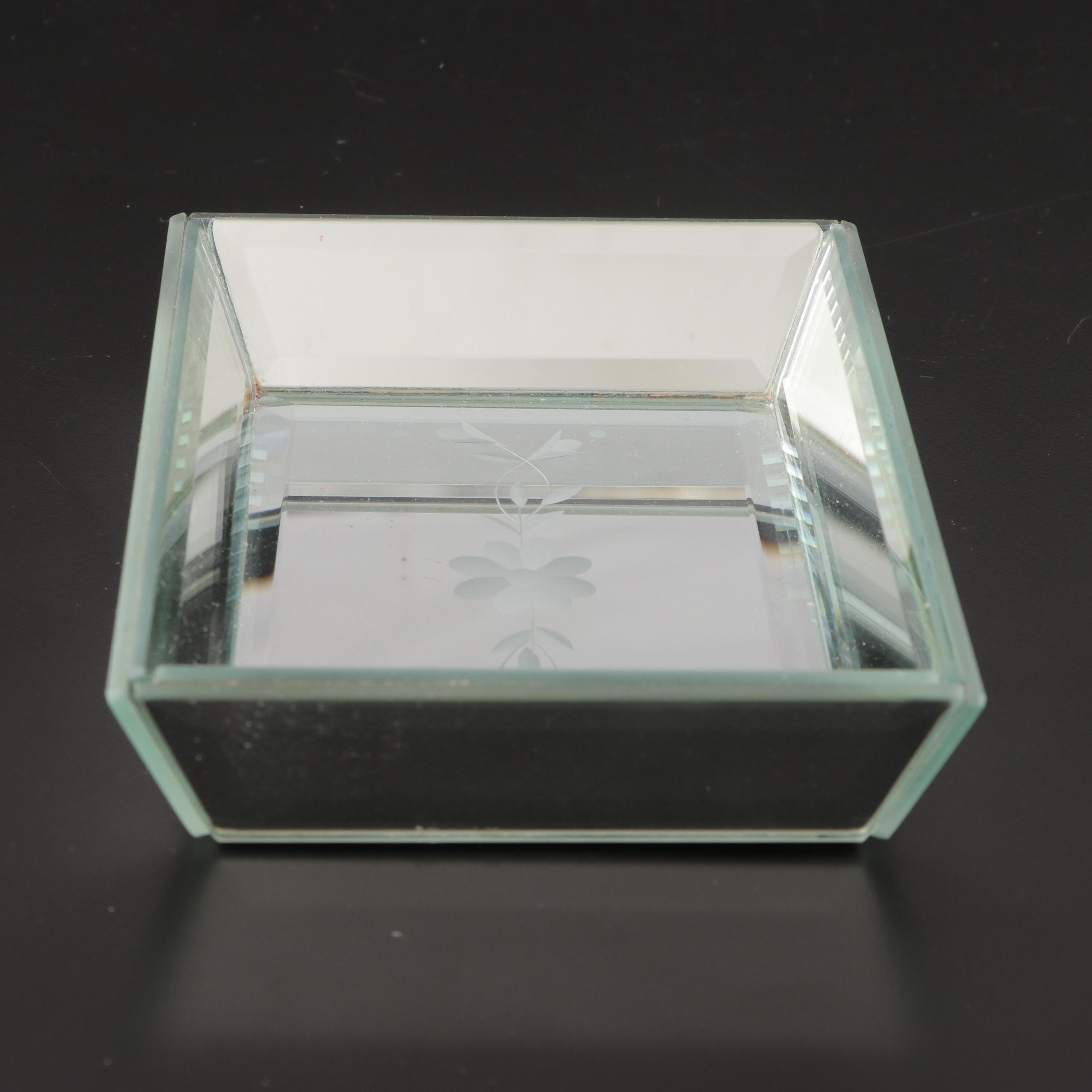 Mikasa Faceted Candlesticks with Other Decorative Boxes