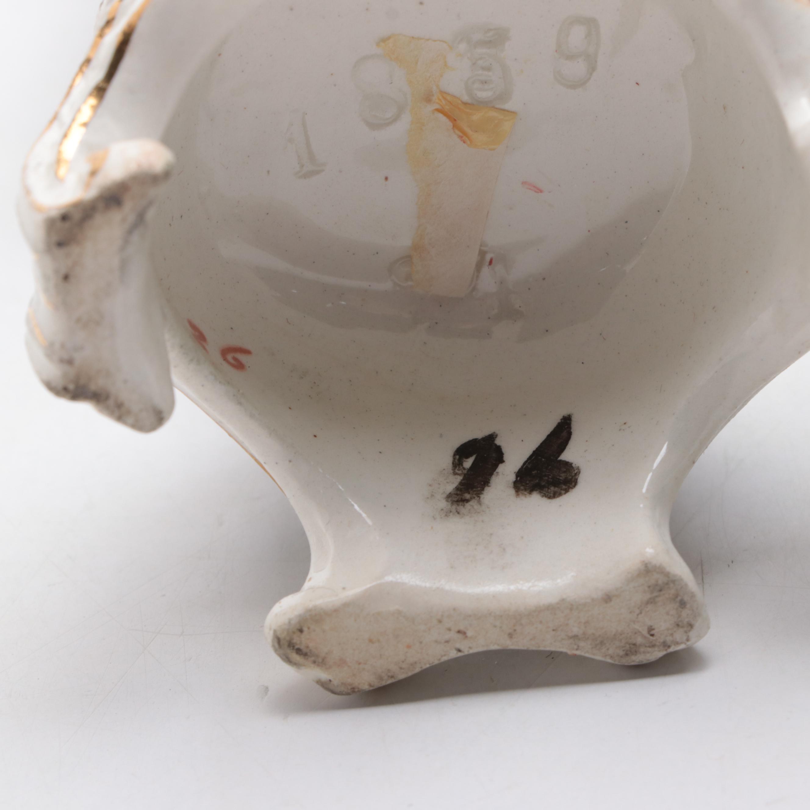 Pair of Continental European Ceramic Musician Figurines